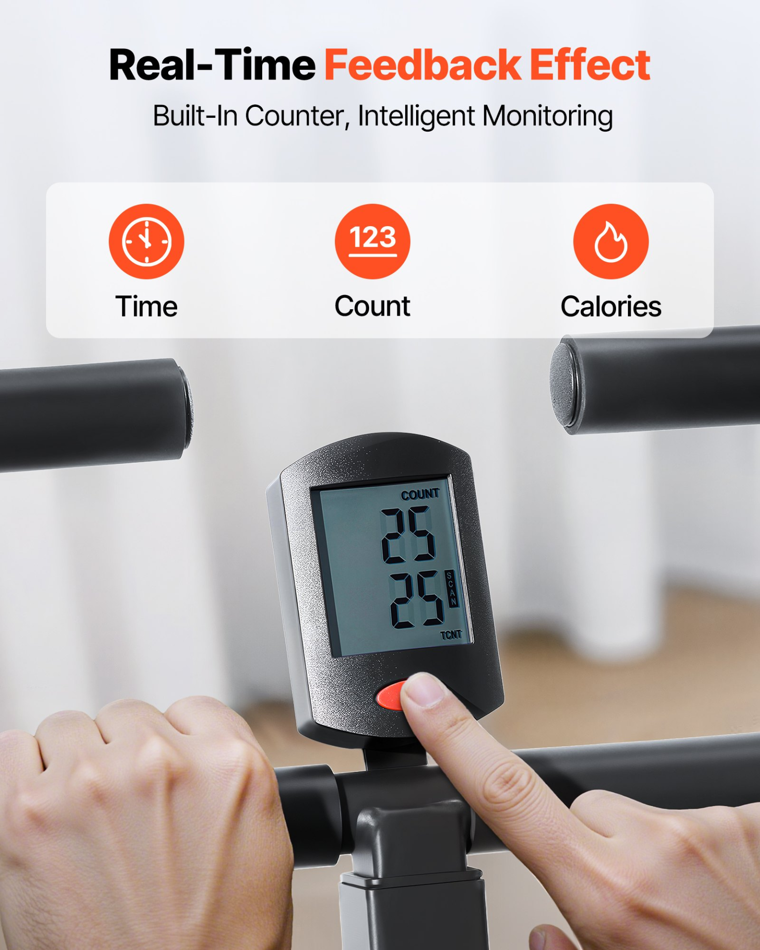 Deep Squat Machine Glute Trainer Rowing Exercise Equipment 12-Level Foldable