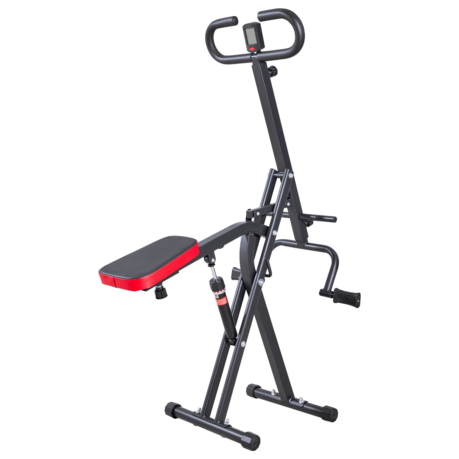Deep Squat Machine Glute Trainer Rowing Exercise Equipment 12-Level Foldable