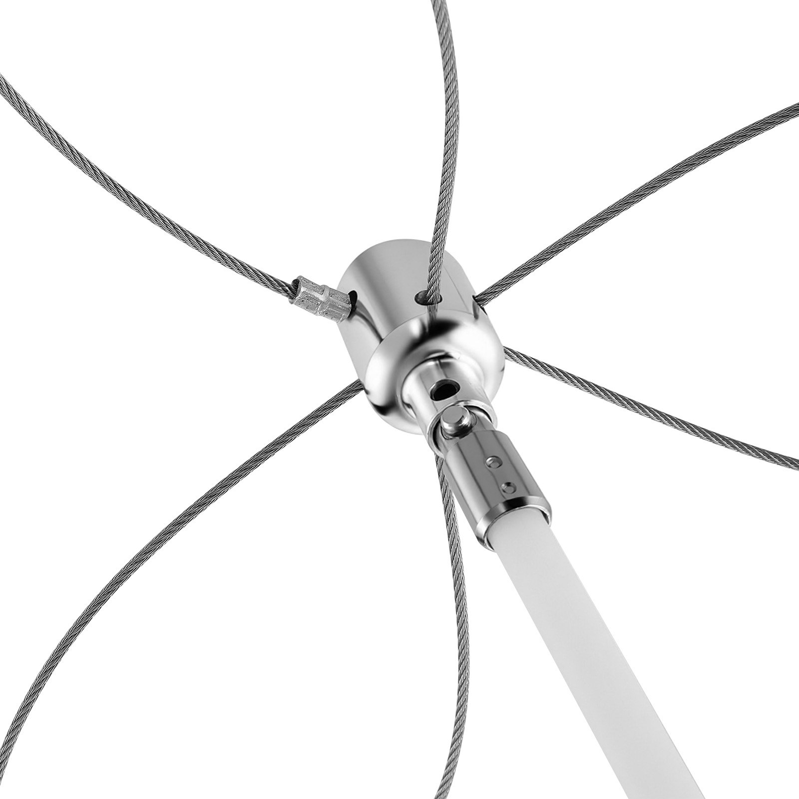 VEVOR 39ft Chimney Sweep Kit w/Dual Brushes, for Square & Rectangle Flues