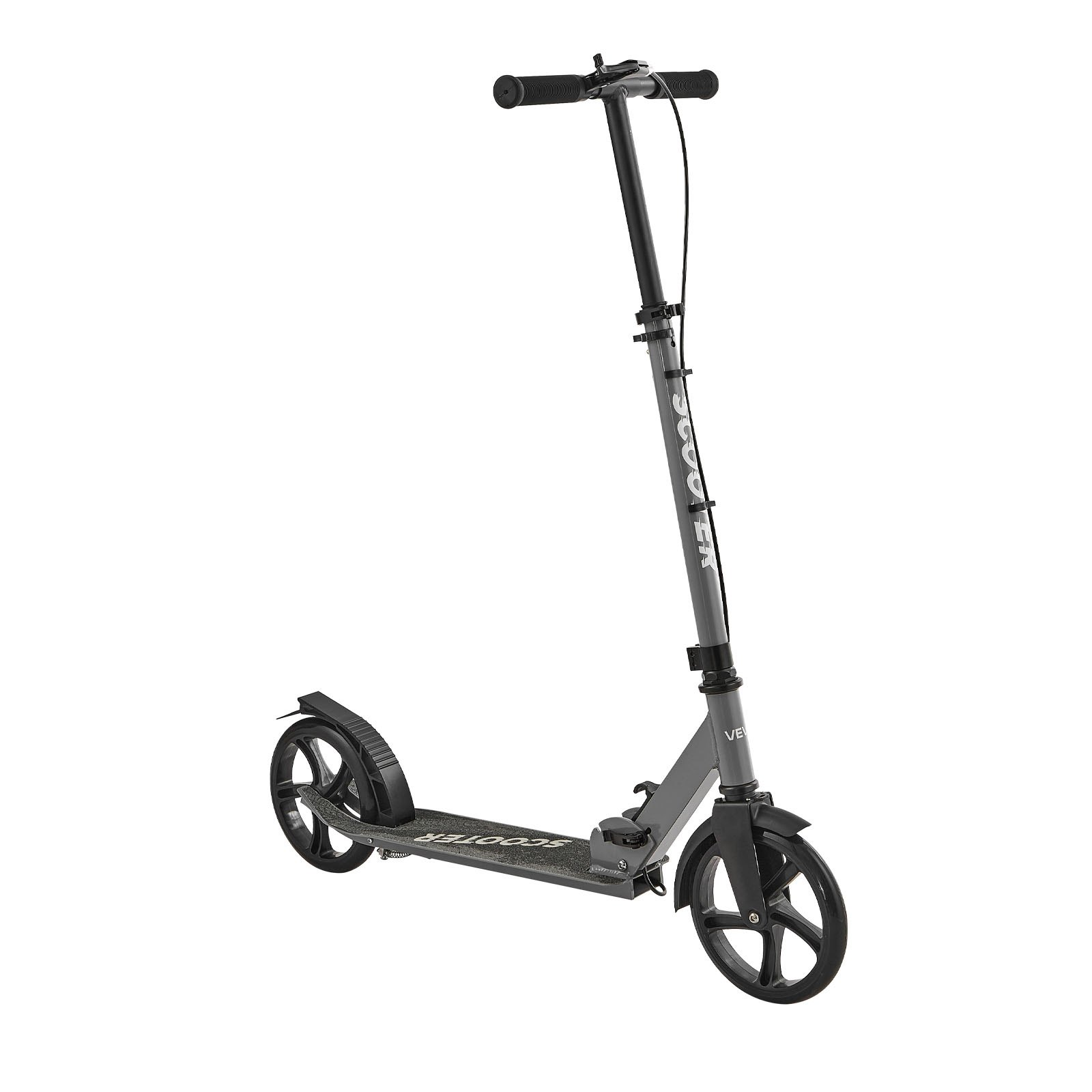 VEVOR 2-Wheel Kick Scooter, Adjustable for Kids & Adults, 220lb Capacity