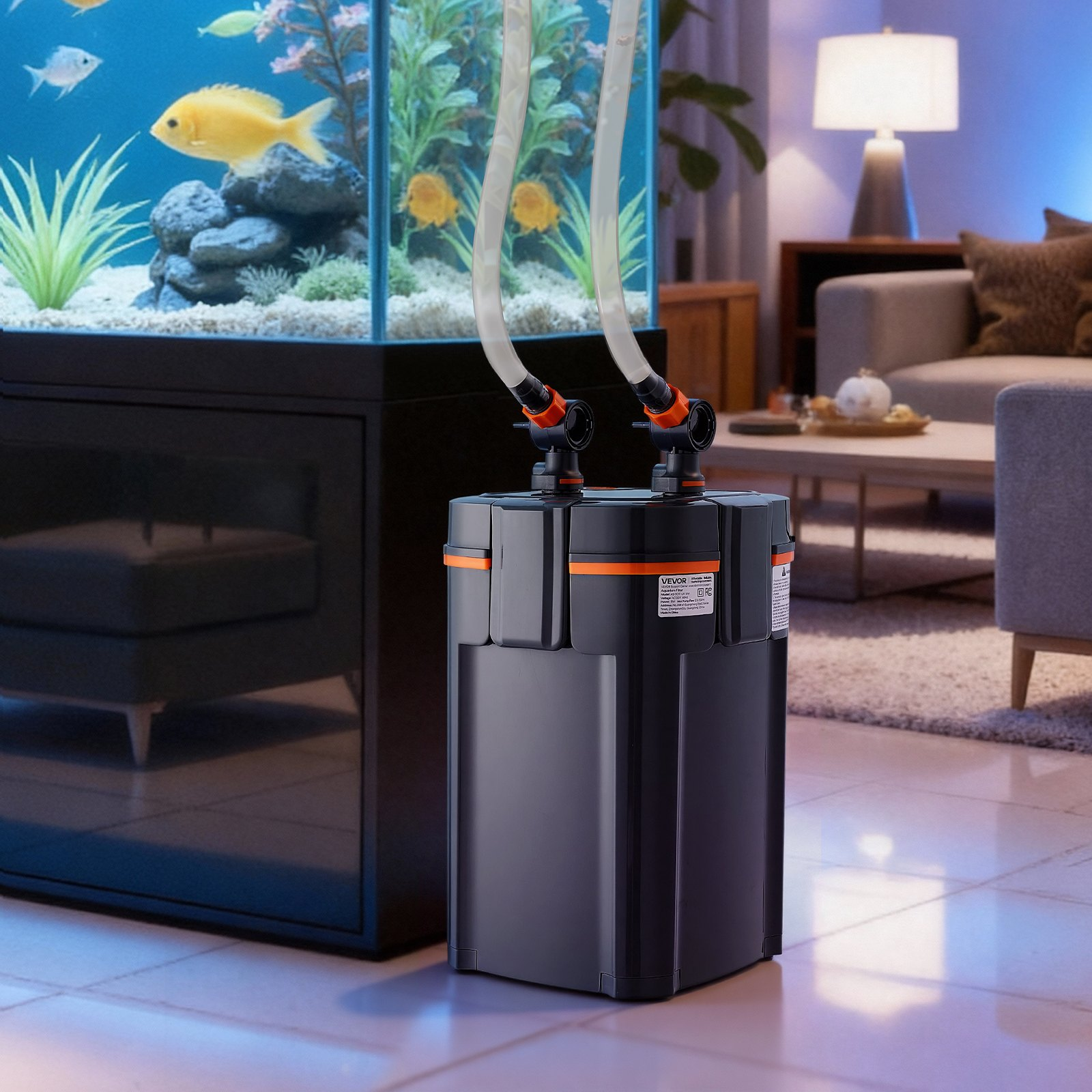 396GPH Canister Filter, for Freshwater