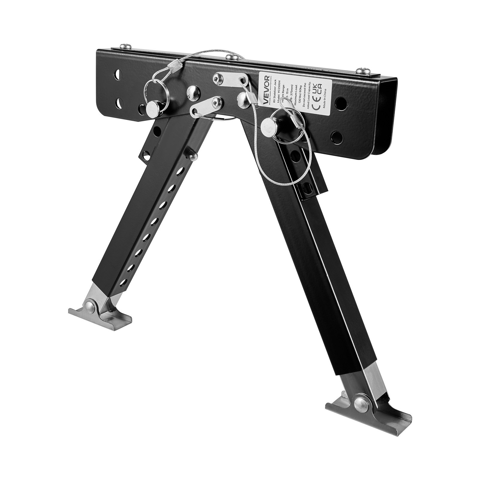 VEVOR RV Step Stabilizer Kit – Height-Adjustable Camper Stair Support