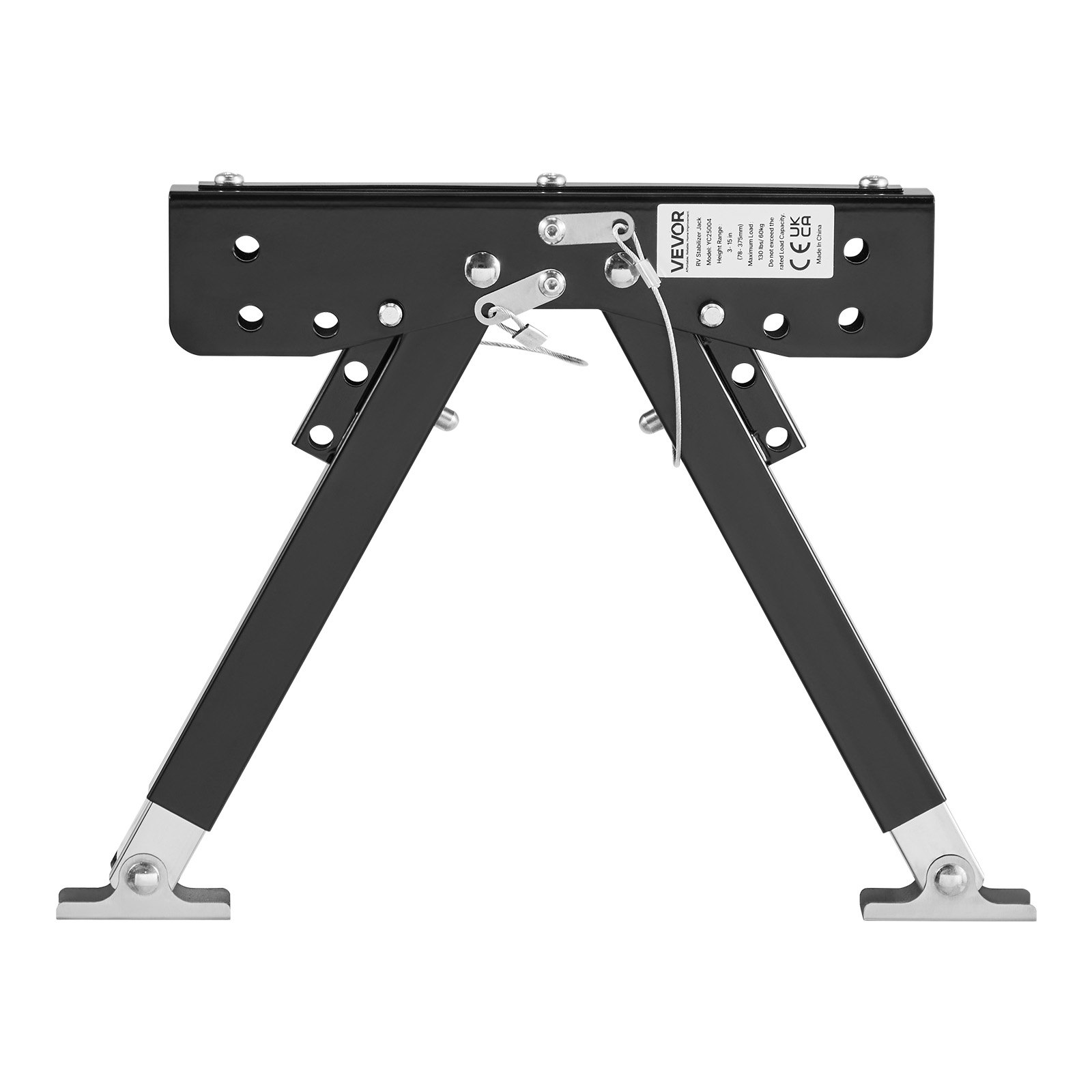 VEVOR RV Step Stabilizer Kit – Height-Adjustable Camper Stair Support