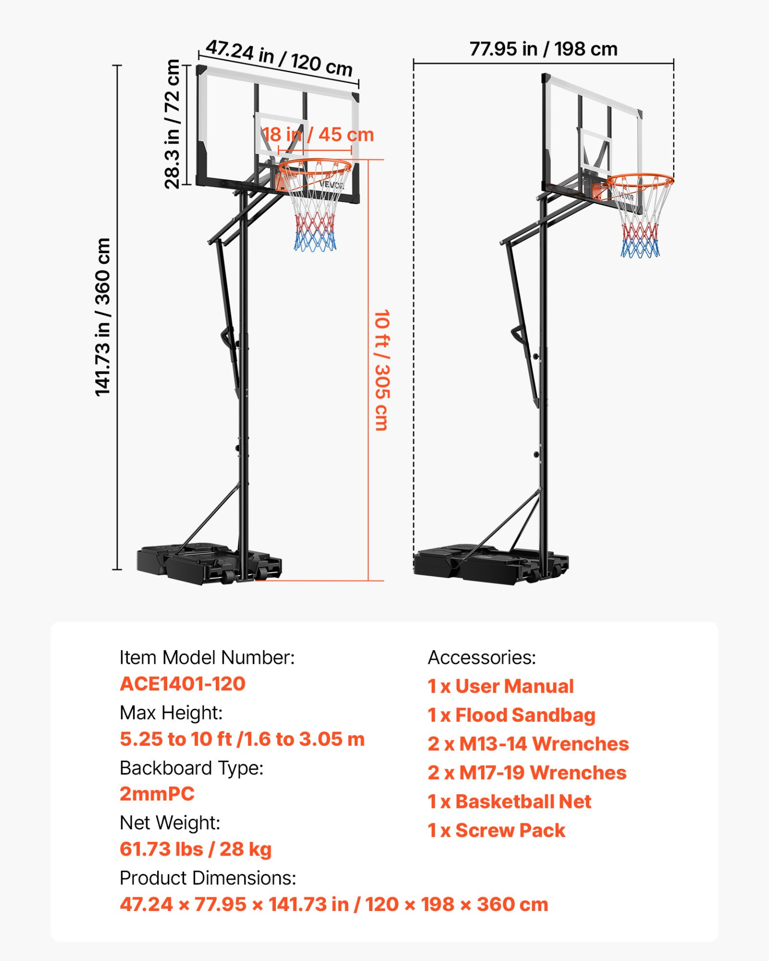 Portable Basketball Stand, Pools
