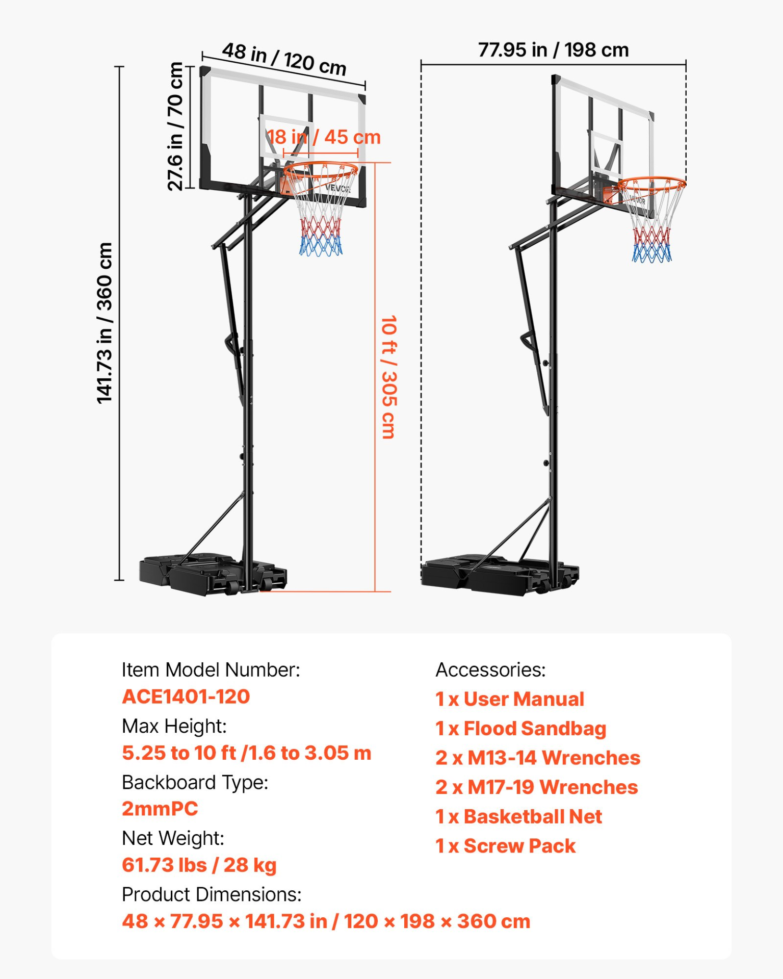 Portable Basketball Stand, Pools