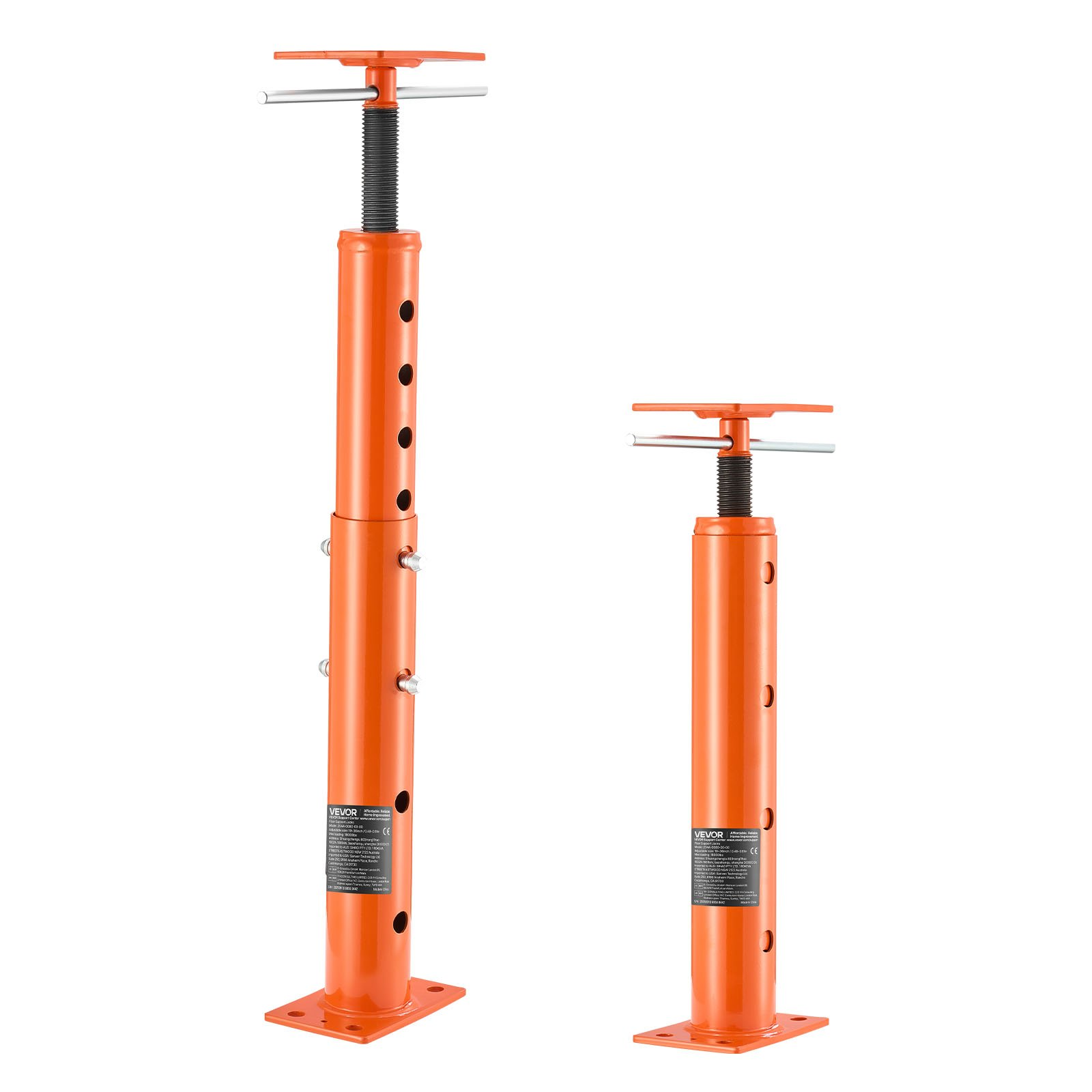 VEVOR 2-Pack House Jack Posts | 18,000 lb Capacity Telescoping