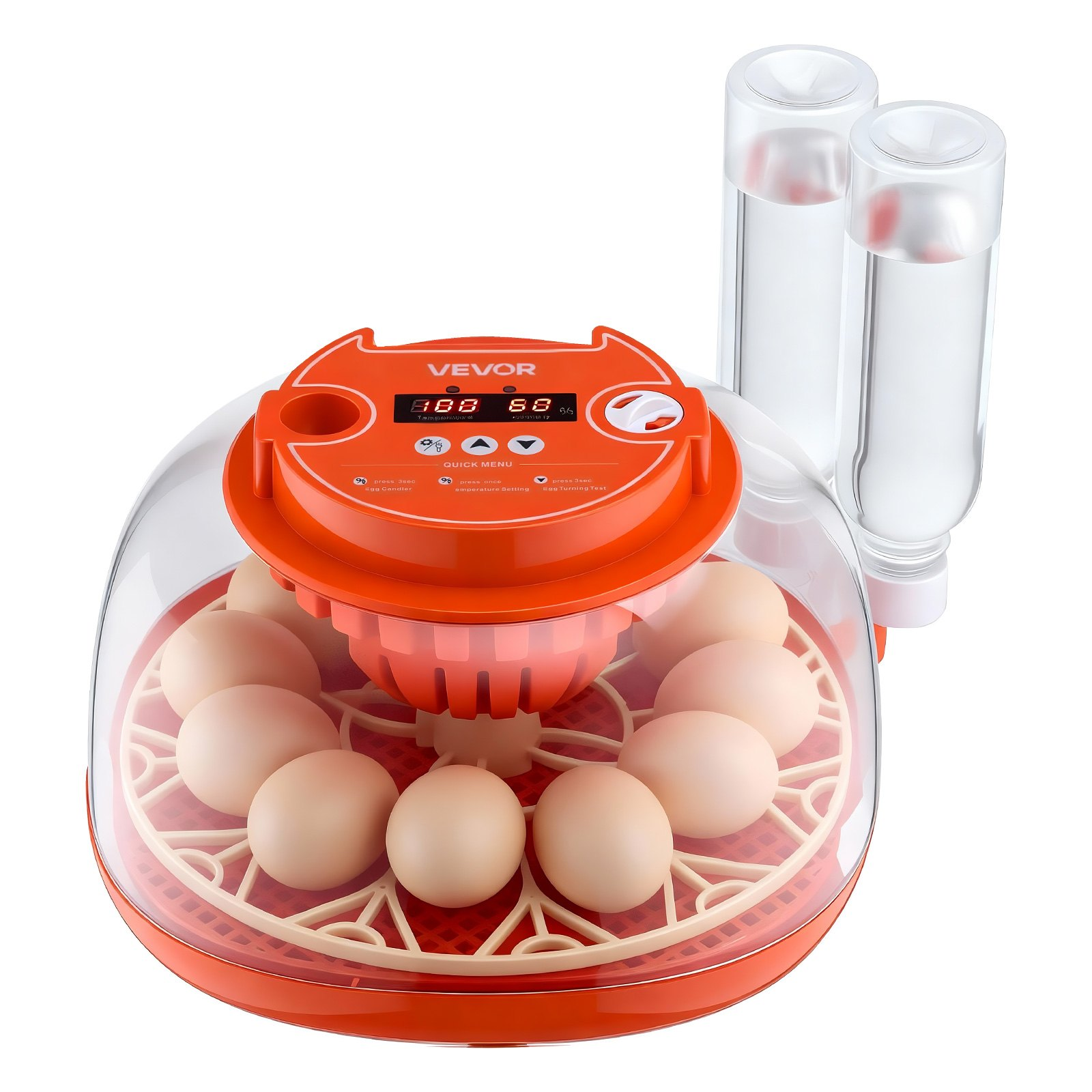 12 Egg Incubator, Hatching Chicks Ducks Goose Quail