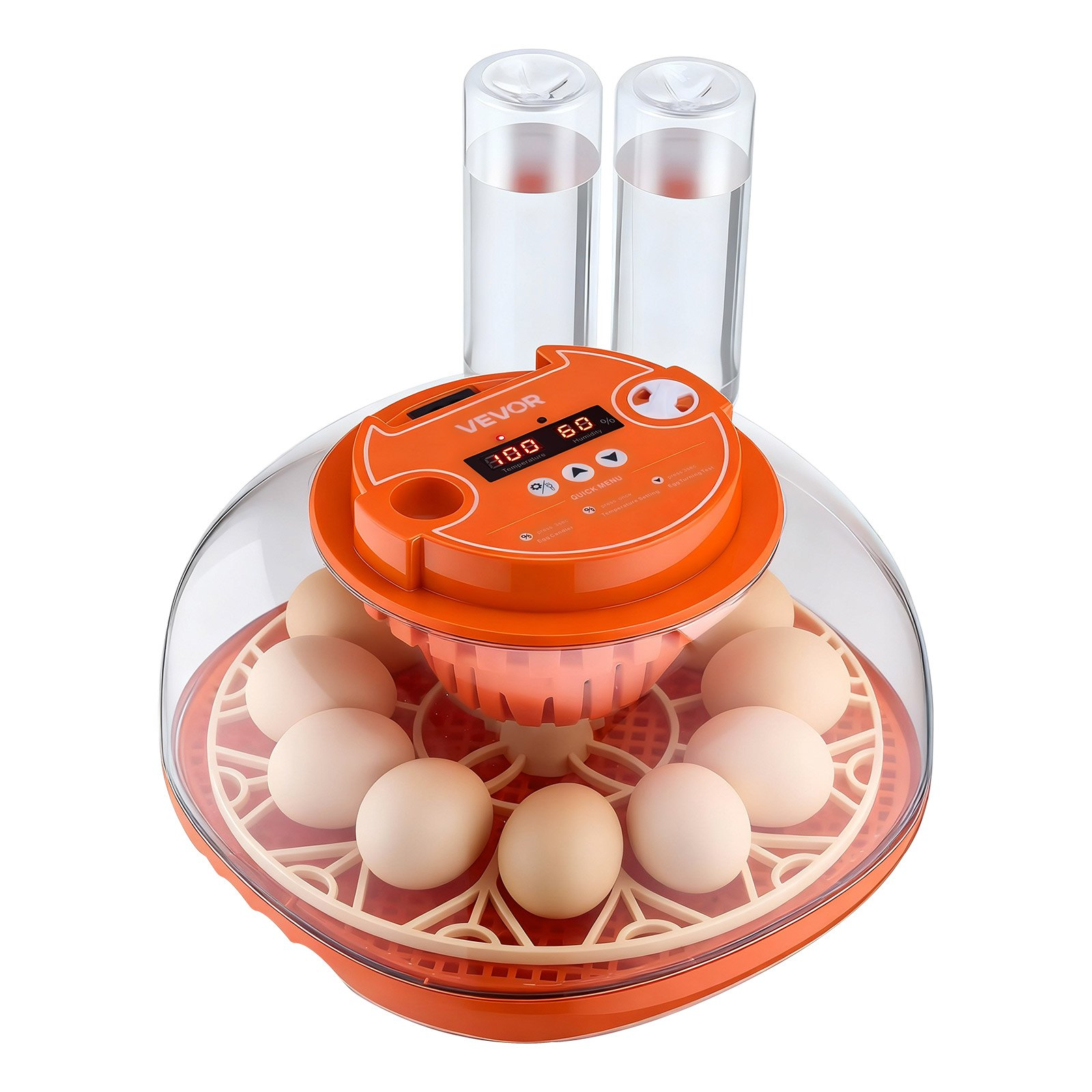 12 Egg Incubator, Hatching Chicks Ducks Goose Quail