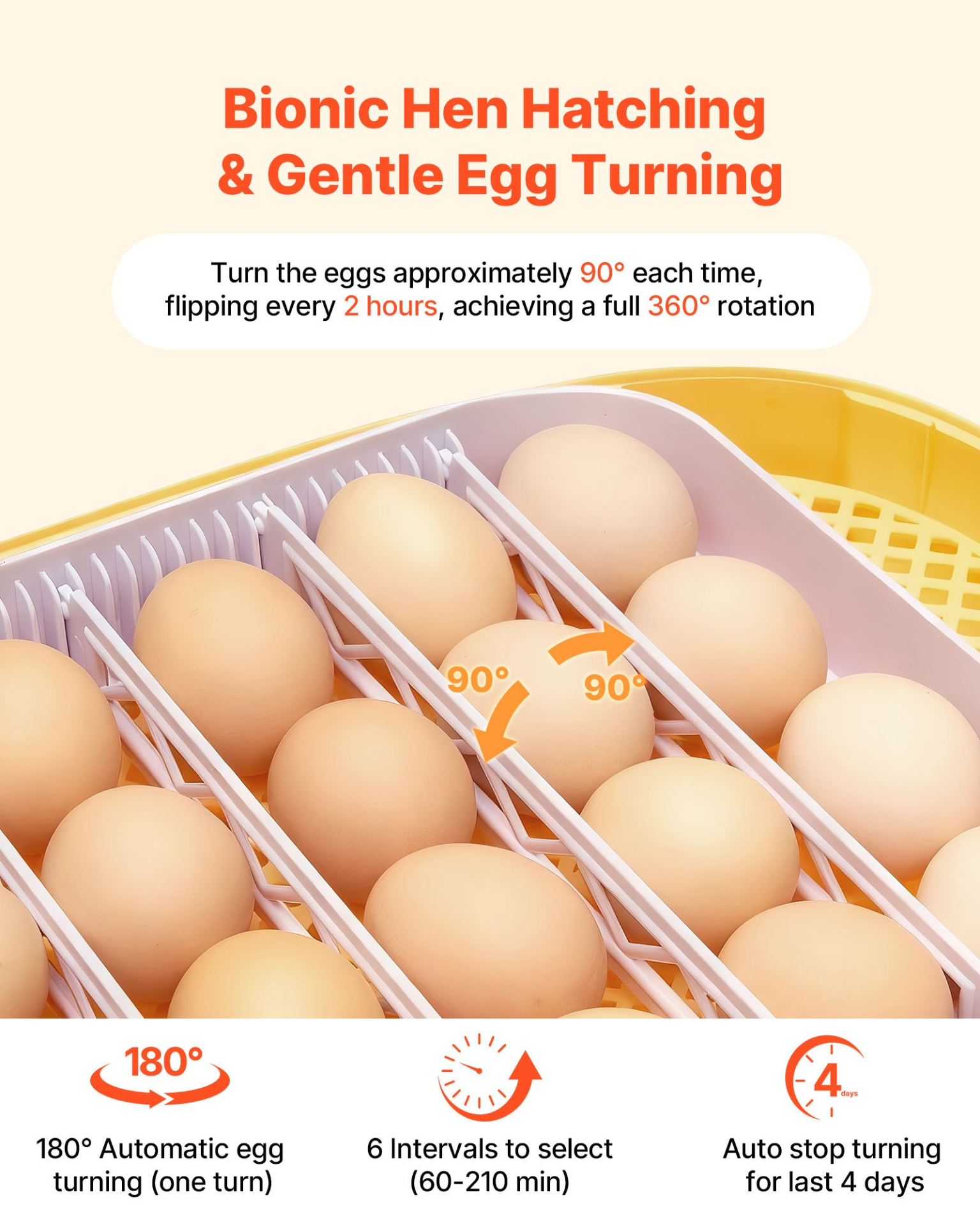 VEVOR 24-Egg Fully Automatic Incubator: Set & Forget Hatching