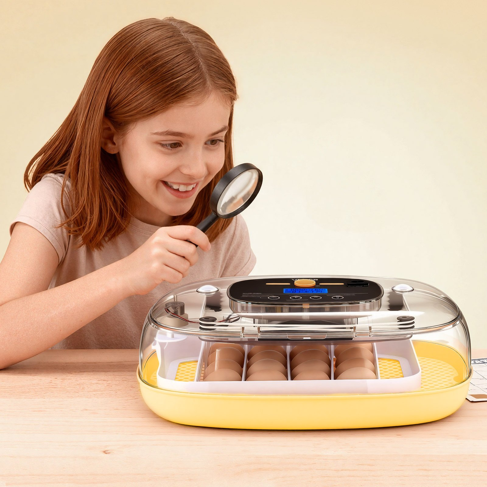 VEVOR 24-Egg Fully Automatic Incubator: Set & Forget Hatching
