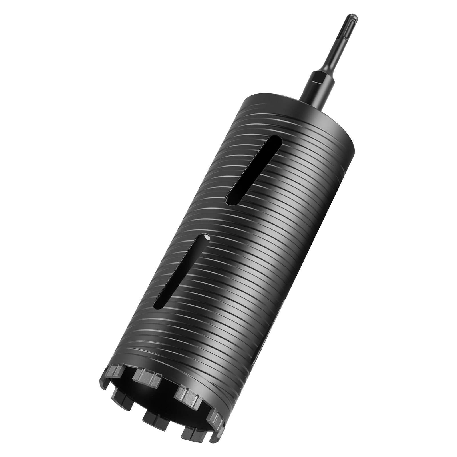 Core Drill Bit, 4-1/4 inch Diameter, 9-1/2 inch Drilling Depth, and Masonry