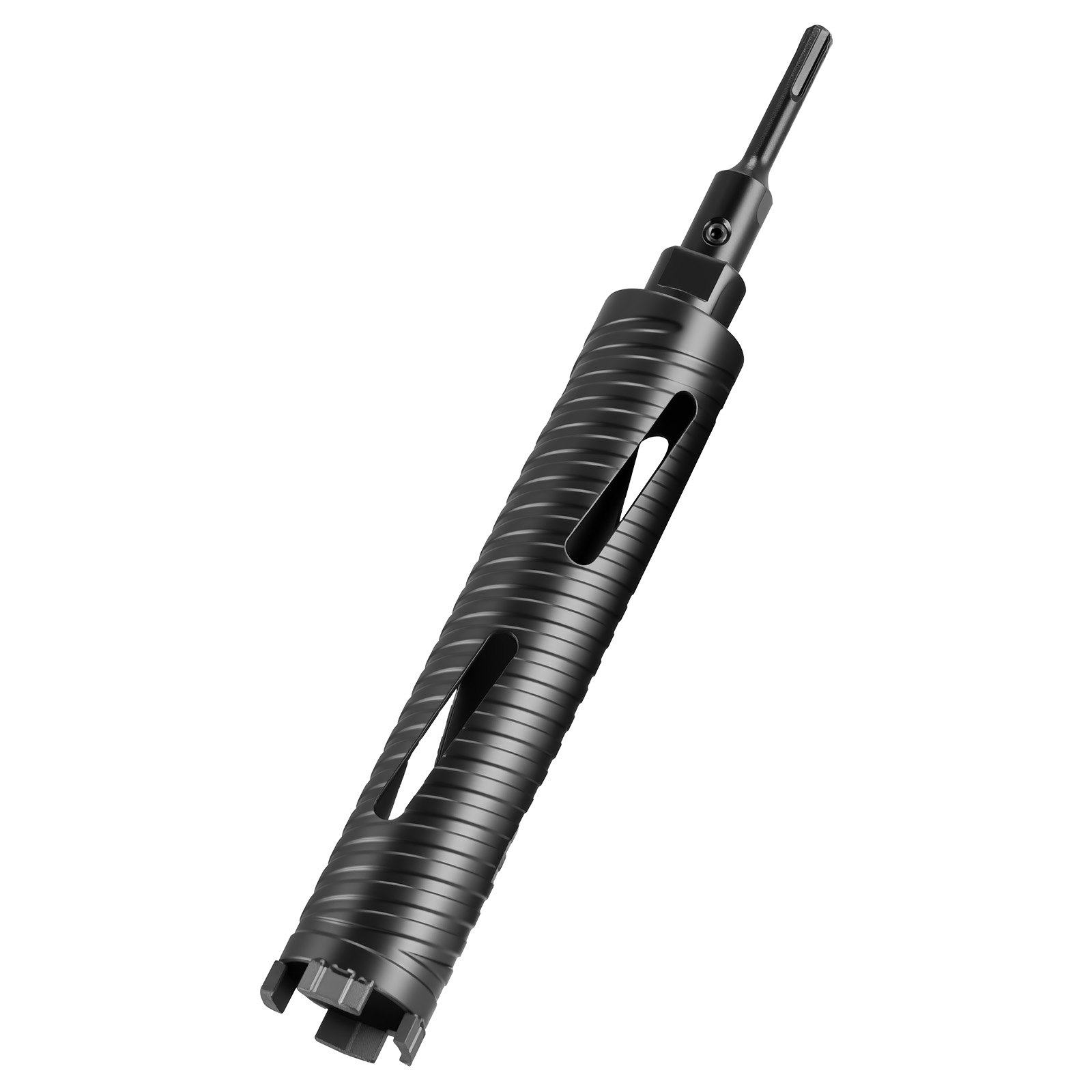 Core Drill Bit, 2 inch Diameter, 9-1/2 inch Drilling Depth, and Masonry
