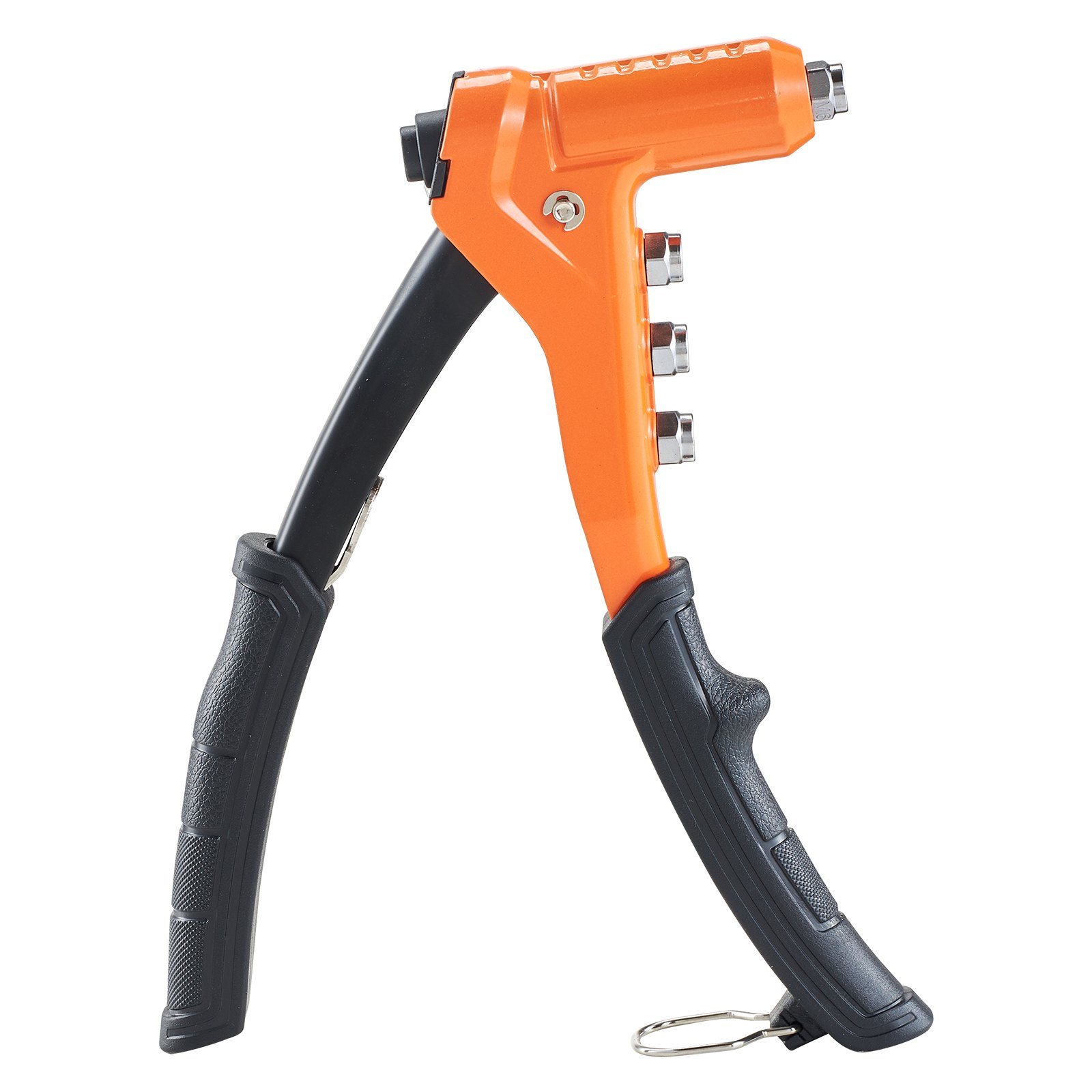 VEVOR 9" One-Handed Rivet Nut Tool Kit w/ 80 Nuts, 8 Mandrels & Case