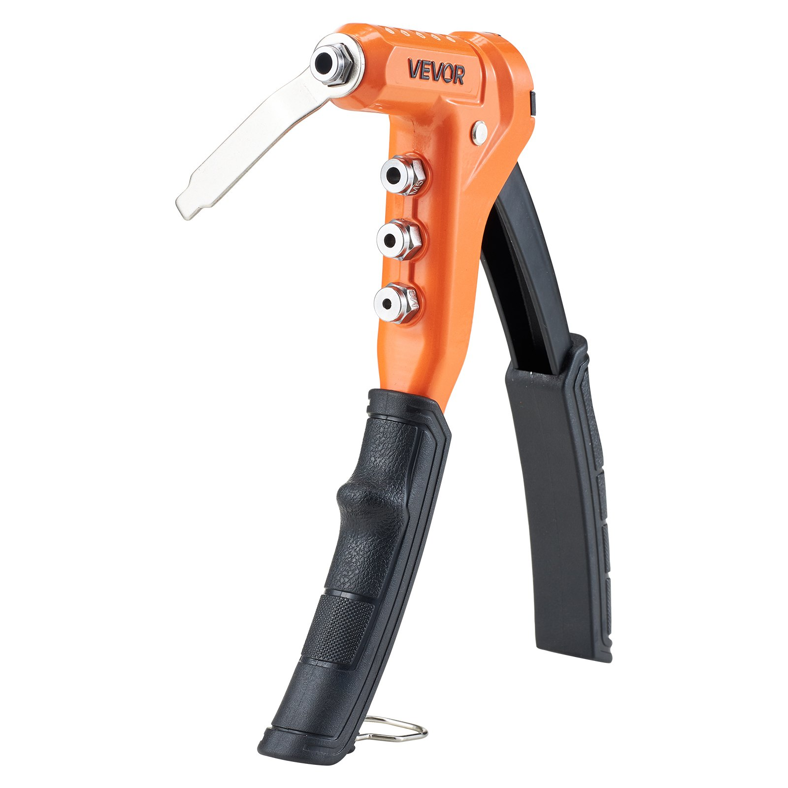 VEVOR 9" One-Handed Rivet Nut Tool Kit w/ 80 Nuts, 8 Mandrels & Case