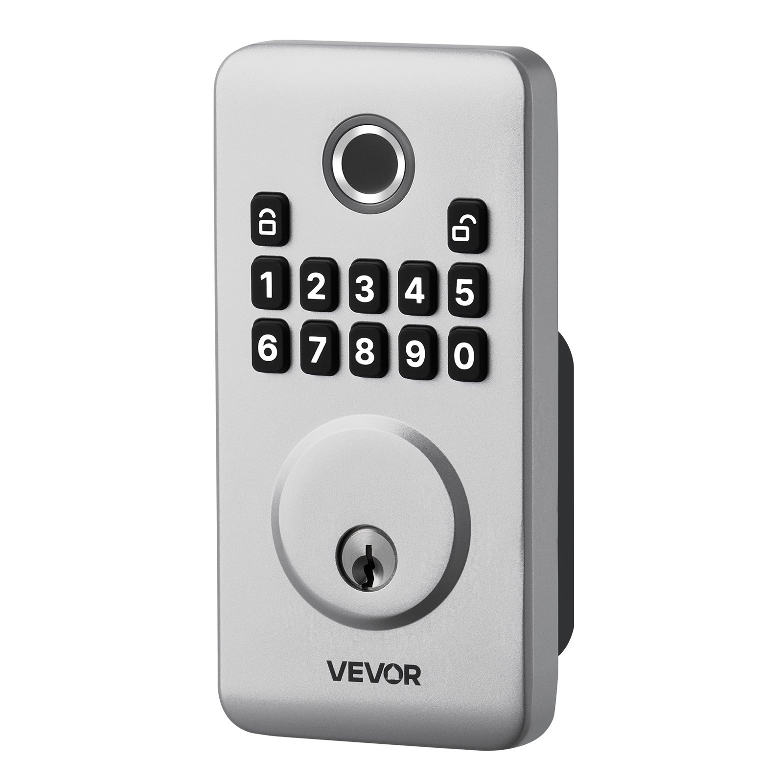 Fingerprint Door Lock, Silver