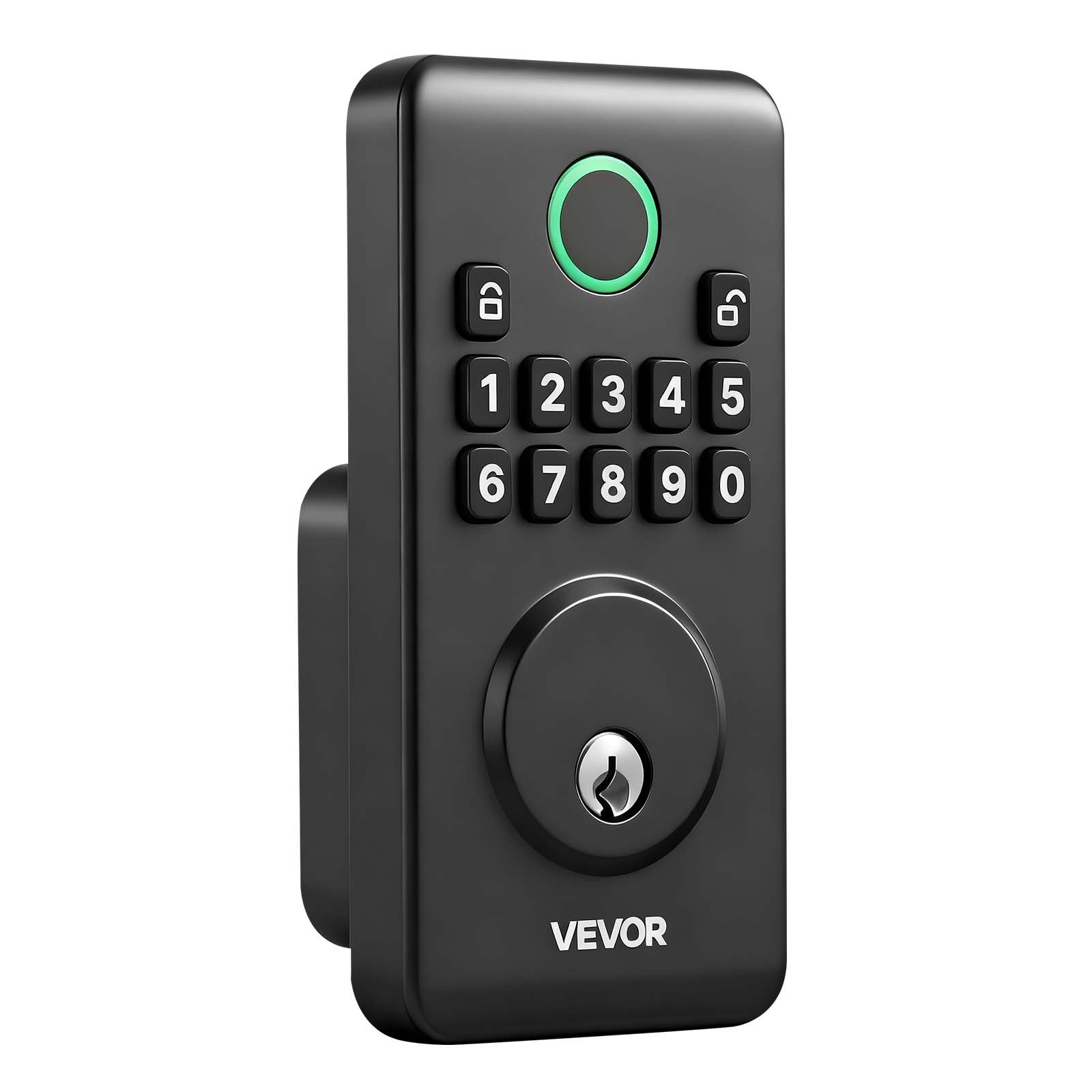 Keyless Entry Door Lock, Matte Black