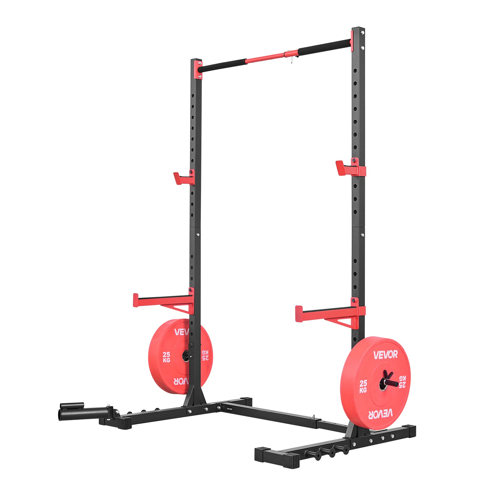 Power Cage Rack, Multifunctional Squat Rack for Home Gym, Width-Adjustable Work