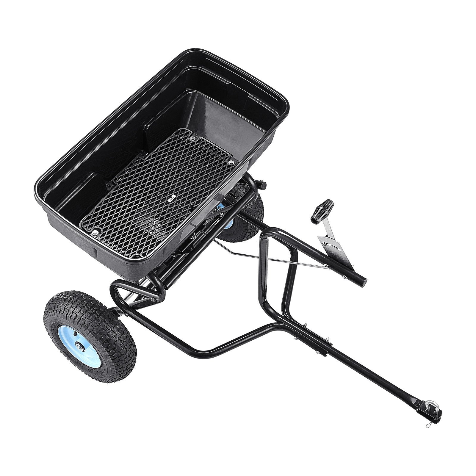 Tow Behind Broadcast Spreader, 130LBS Capacity, Ice Melt