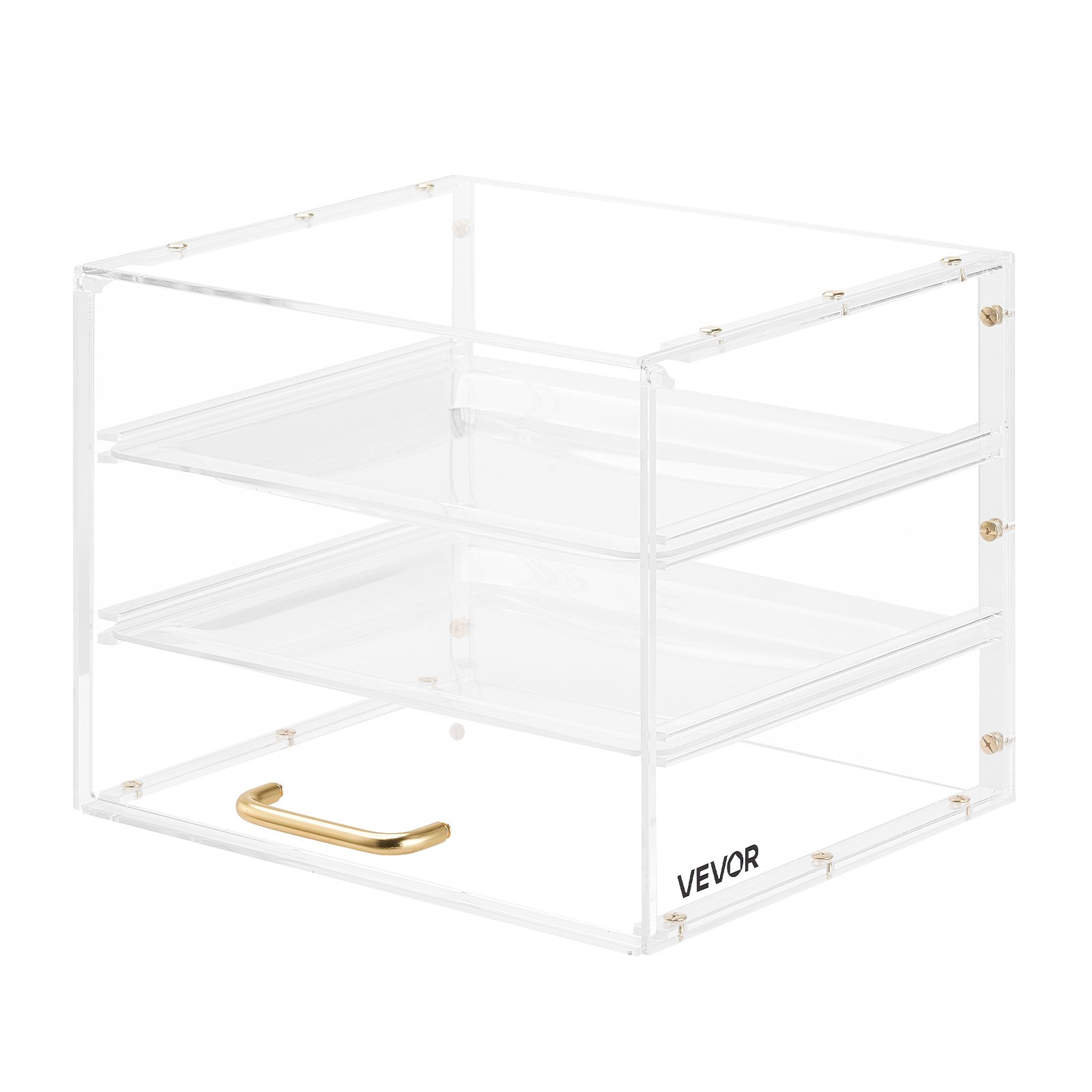VEVOR 3‑Tier Acrylic Bakery Pastry Display Case Countertop Bread Cookie Box