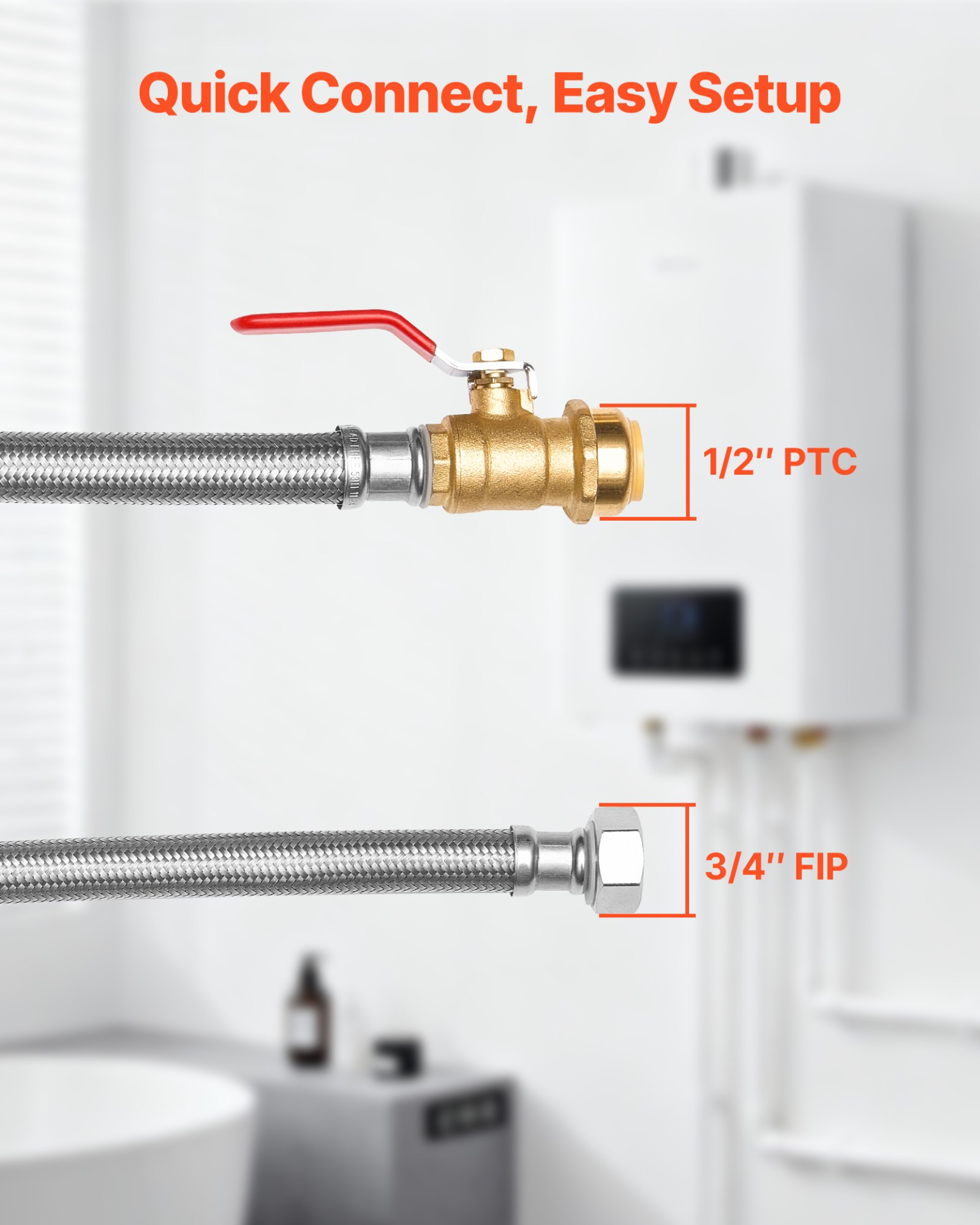 Water Heater Kit, Laundry Room