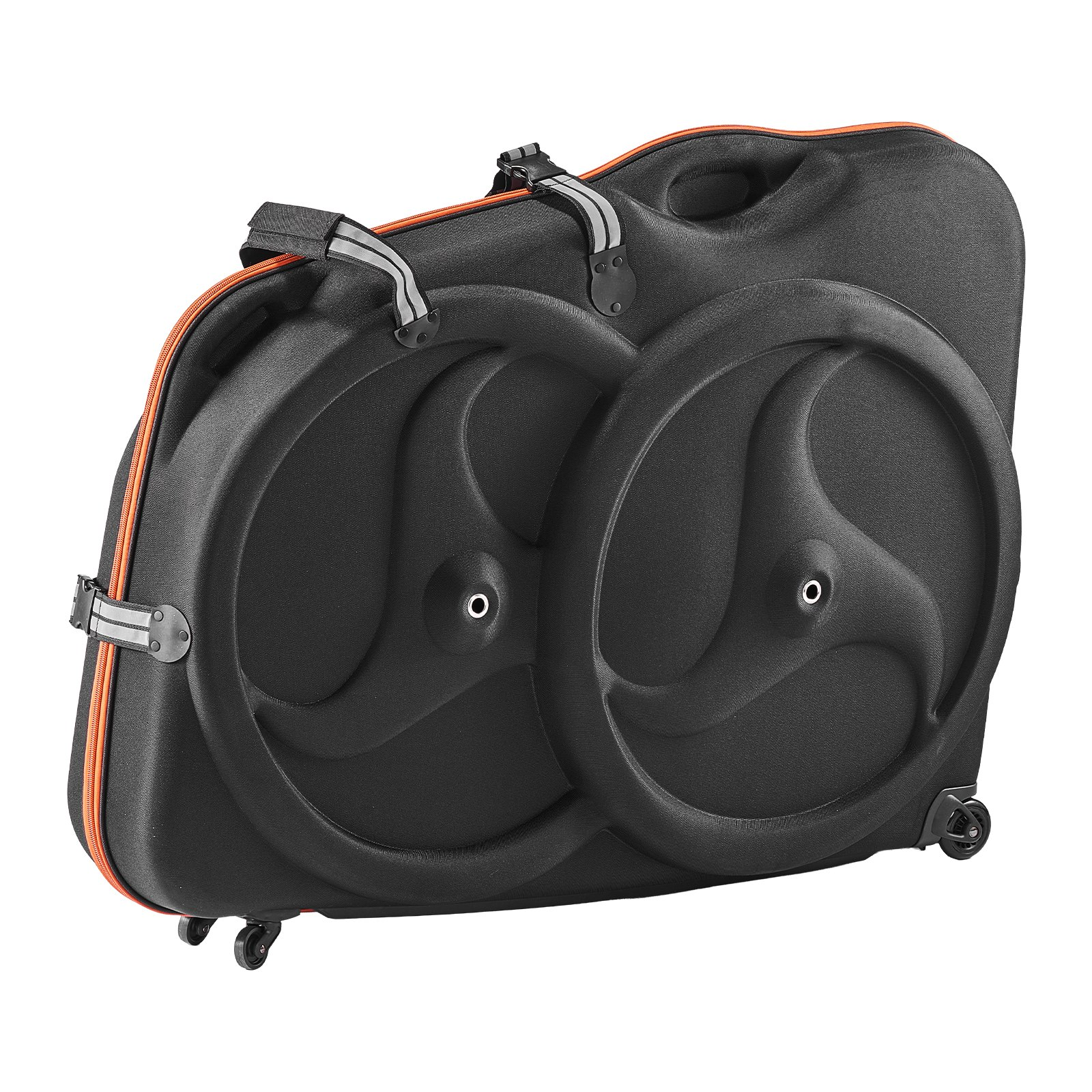 Bike Travel Case EVA Hard Shell w/ Wheels TSA Lock for 700C Road Bike