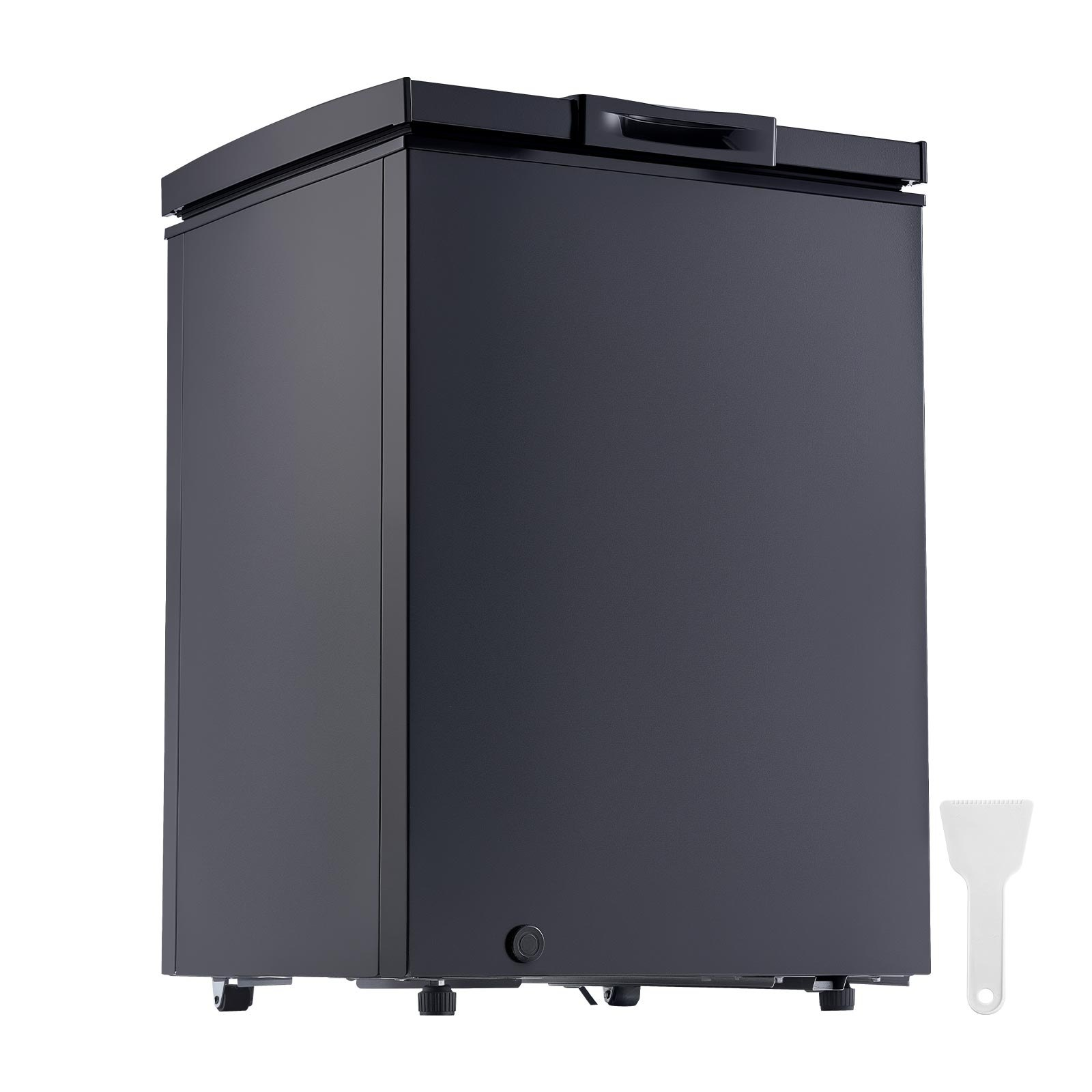 Chest Freezer 3.3 Cu Ft Compact Deep Freezer Garage Ready Black