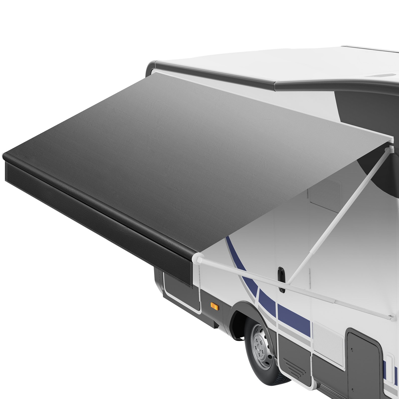 RV Awning Fabric Replacement, Black Fade