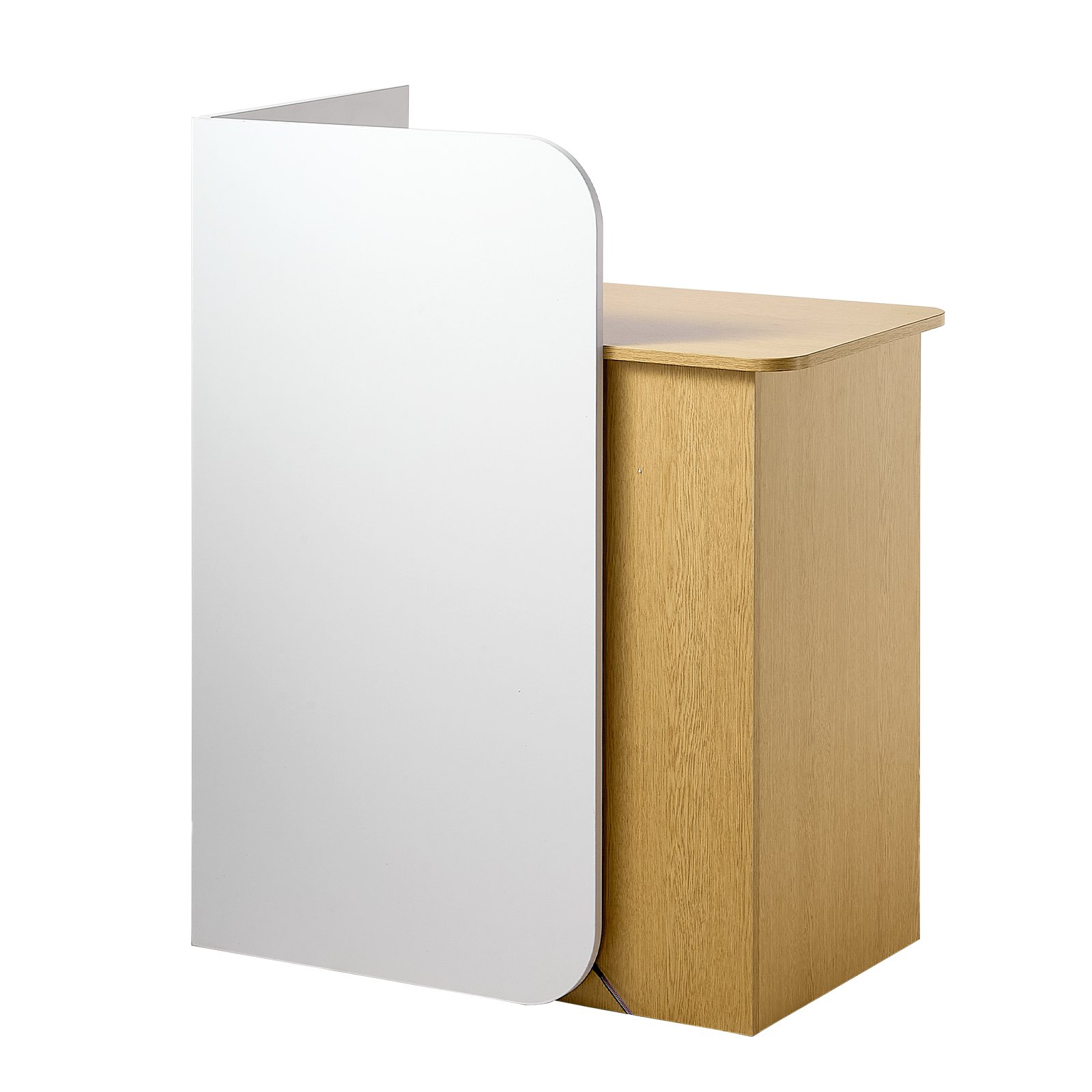 Reception Desk, 31.5 inch Rectangular Front Counter Table, Office