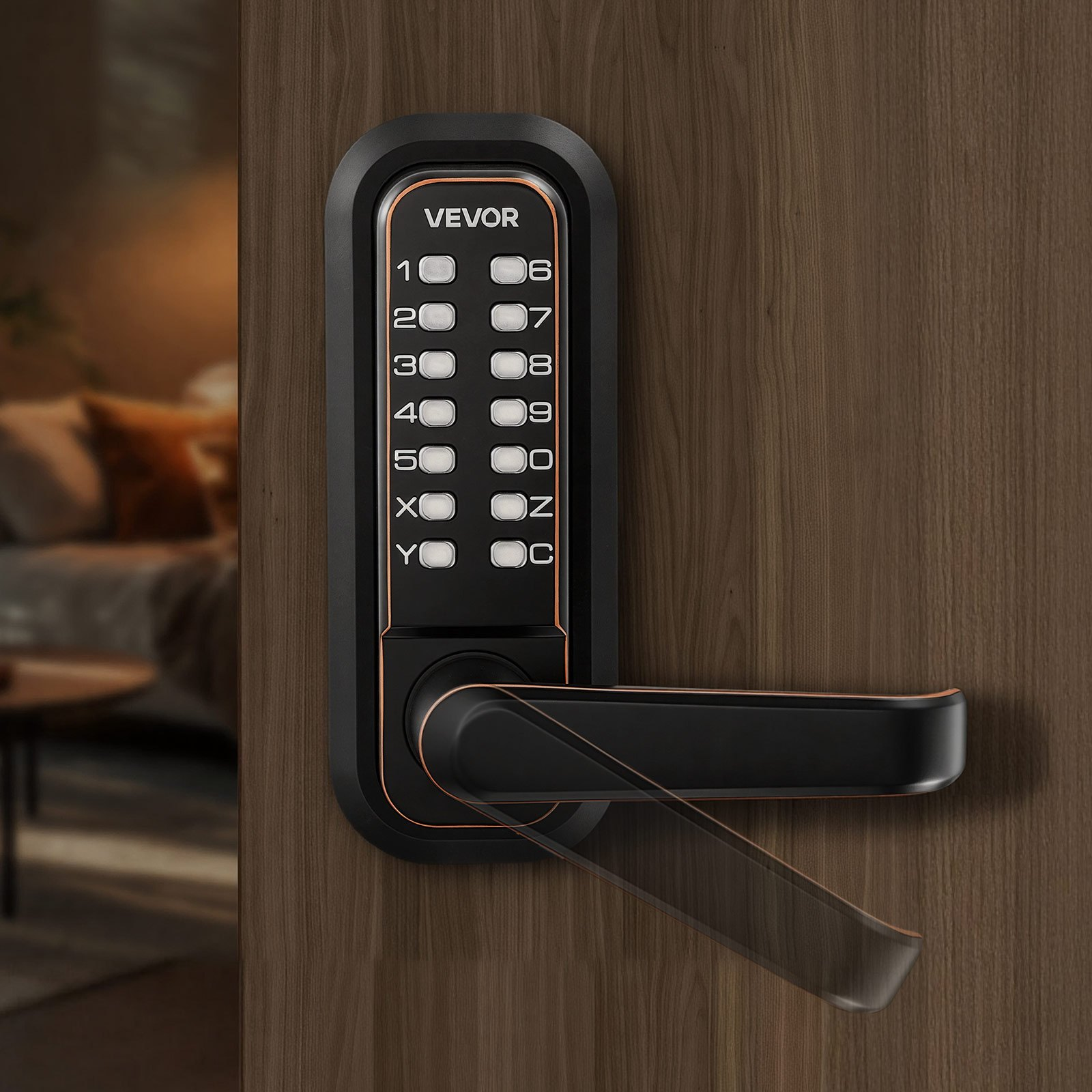 VEVOR Mechanical Keypad Door Lock | Keyless Entry with Auto Lock
