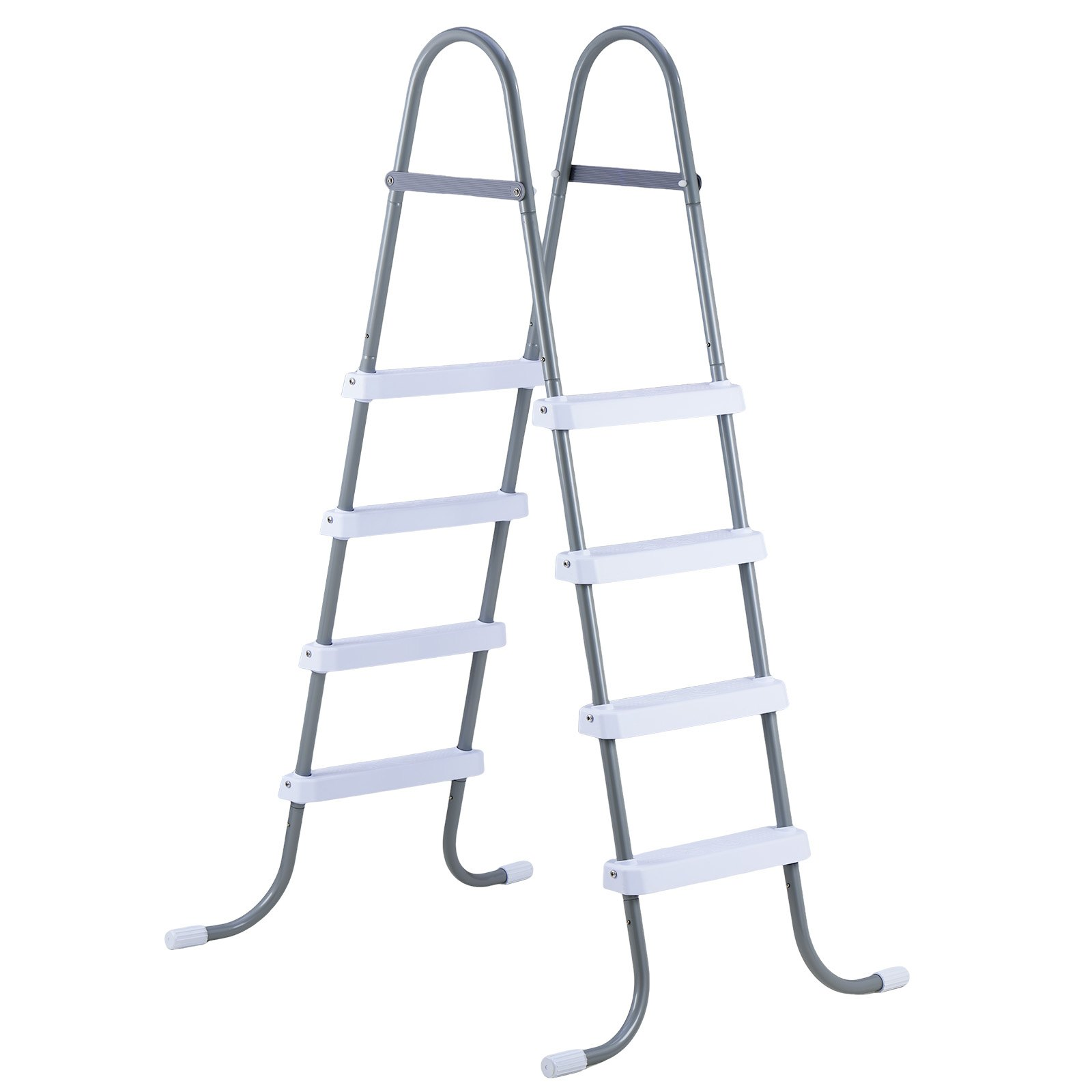 Above Ground Pool Ladder, Gray & White