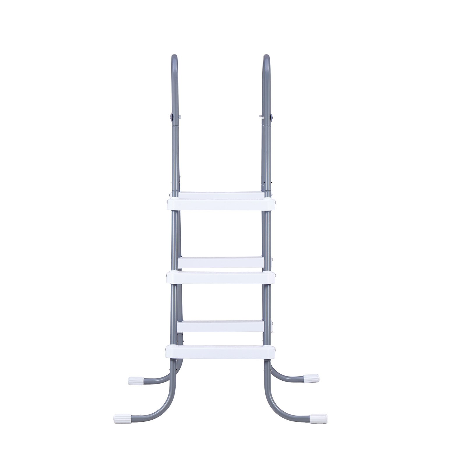 Above Ground Pool Ladder, Gray & White