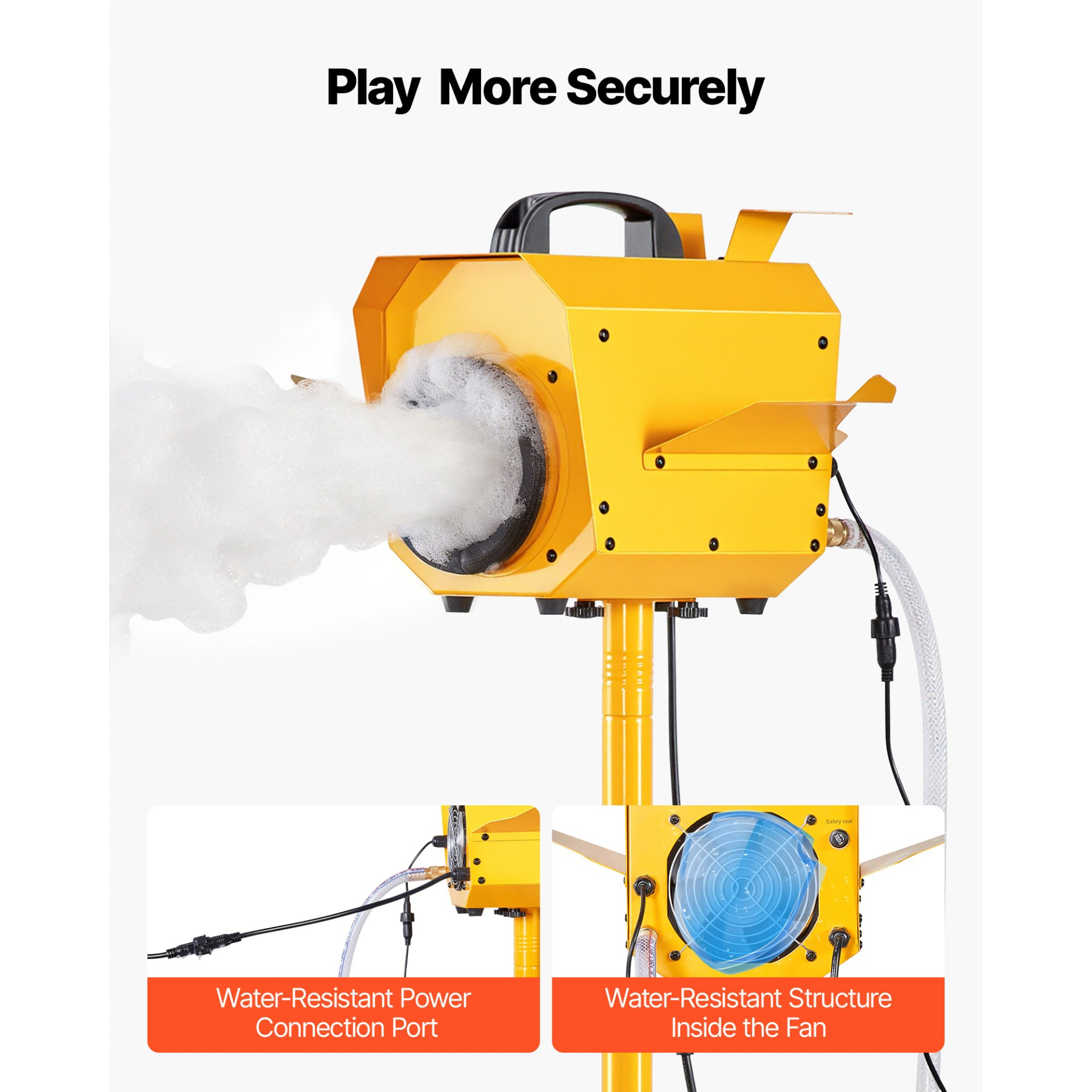 Adjustable Angle Control Foam Cannon Party Machine