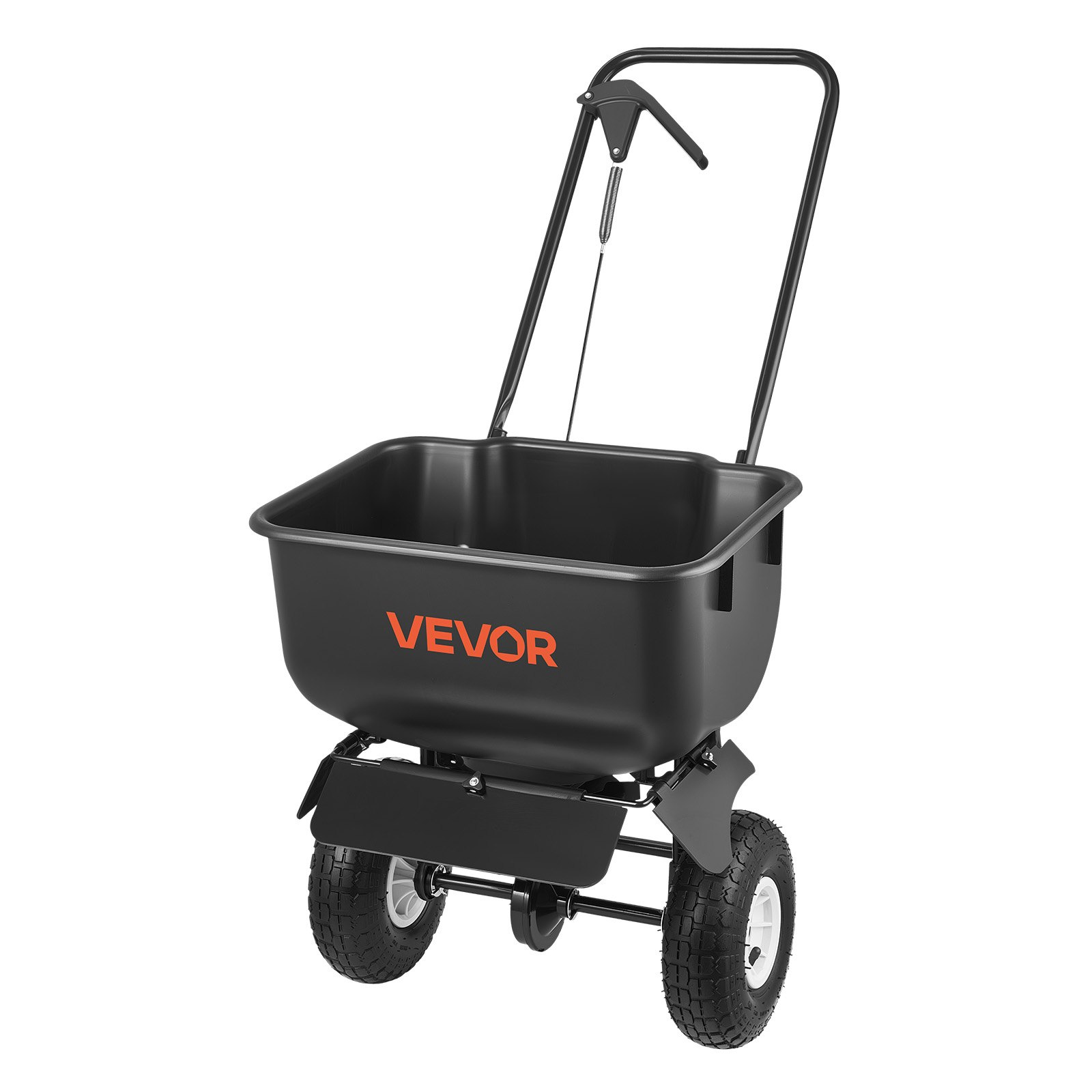 Push Lawn Spreader, 12ft Spreading Width, Salt Ice Melt