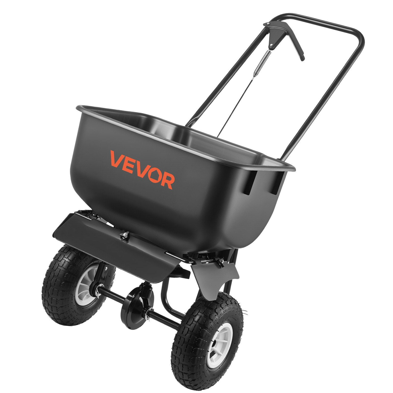 Push Lawn Spreader, 12ft Spreading Width, Salt Ice Melt