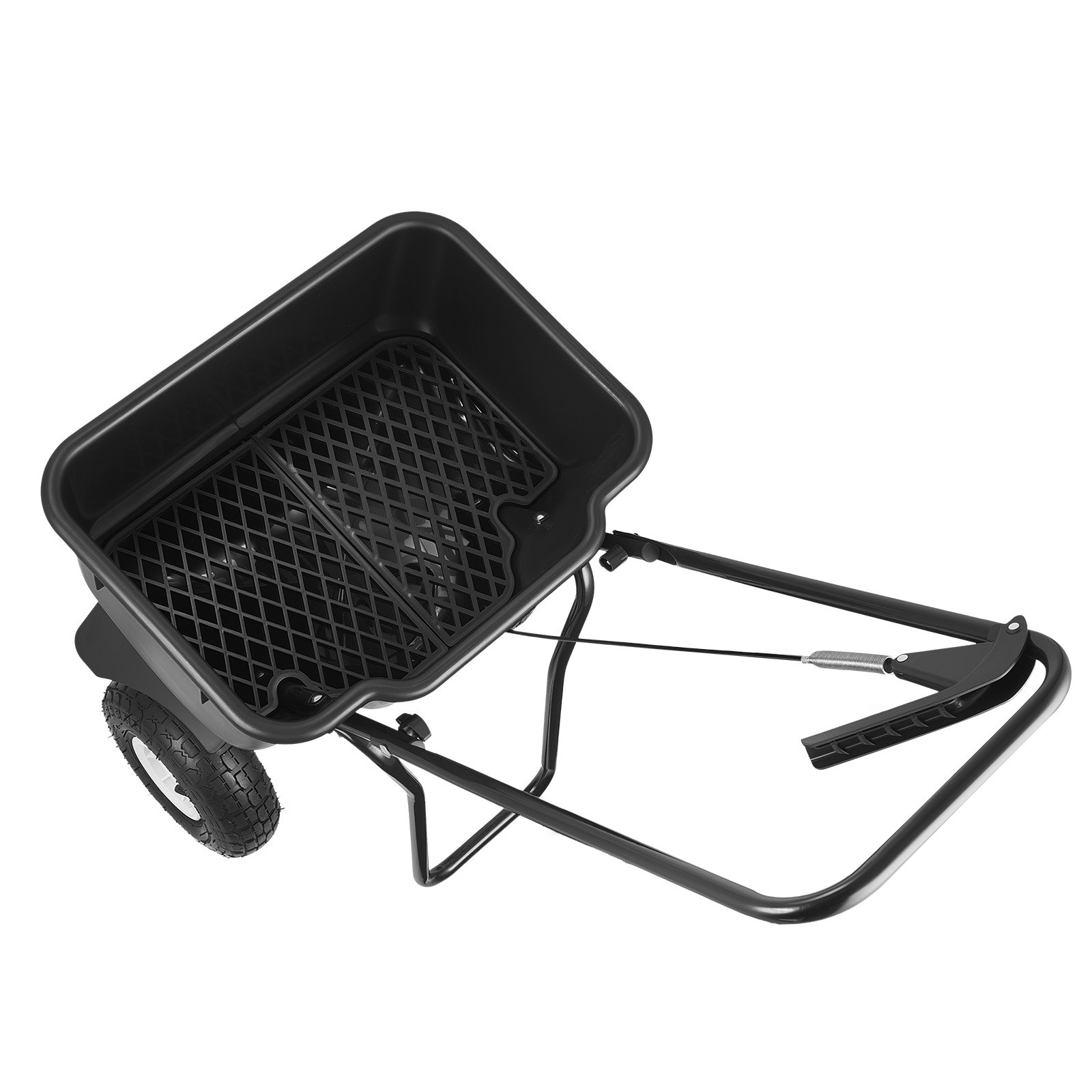 Push Lawn Spreader, 12ft Spreading Width, Salt Ice Melt