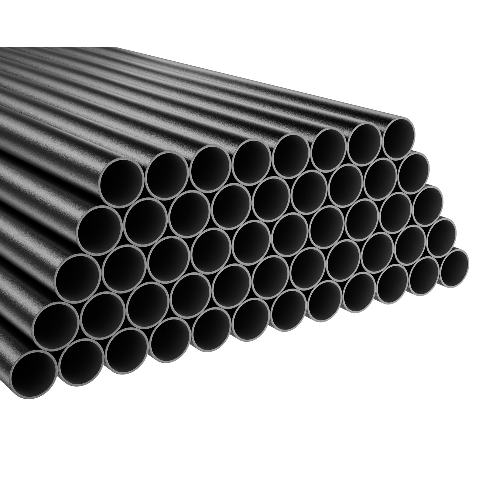 125pc 32" Aluminum Deck Balusters 3/4" Round Railing Spindles Black