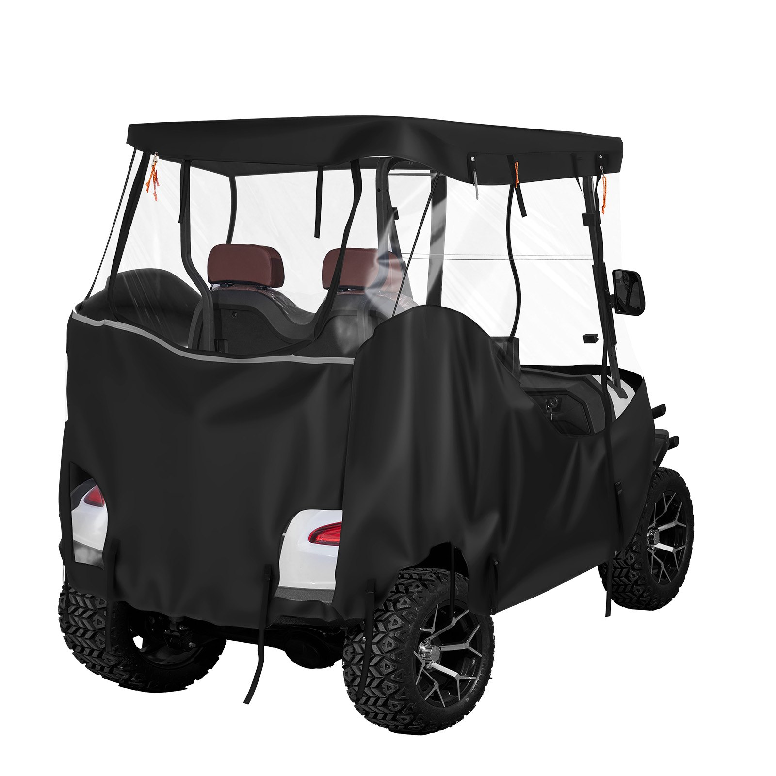 Golf Cart Cover, PVC Coating & Windproof Hook Design