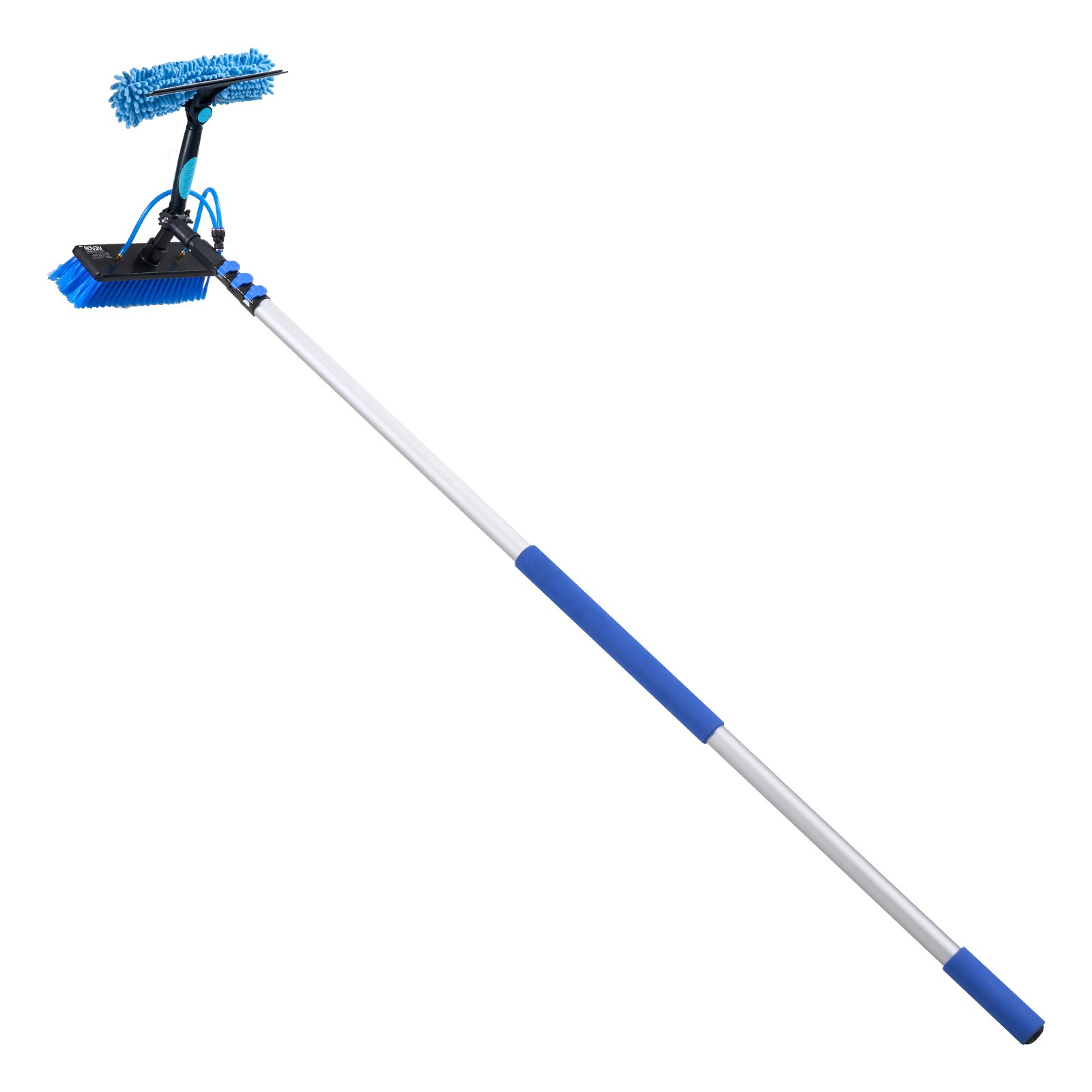 Solar Panel Cleaning Kit, 20 ft, Water Fed Pole Kit with Cleaning Brush, Windows