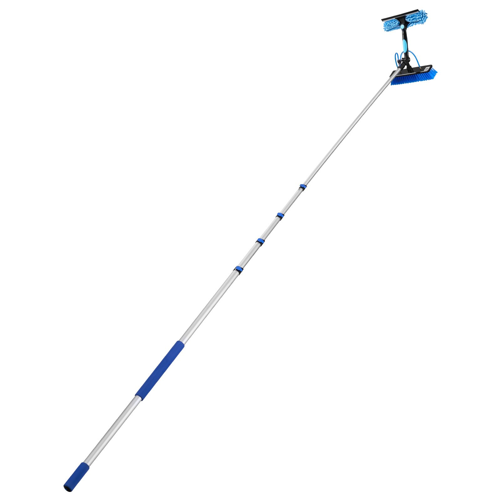 Solar Panel Cleaning Kit, 24 ft, Water Fed Pole Kit with Cleaning Brush, Windows