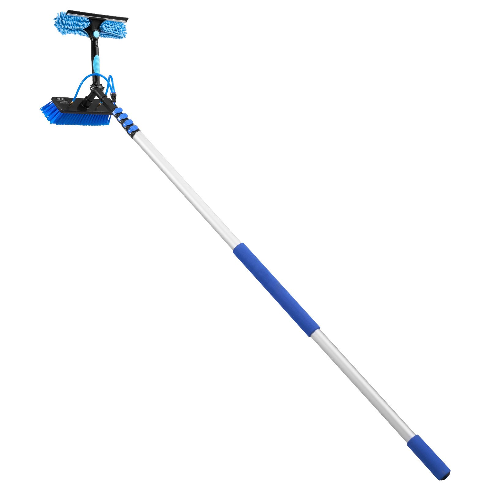 Solar Panel Cleaning Kit, 24 ft, Water Fed Pole Kit with Cleaning Brush, Windows