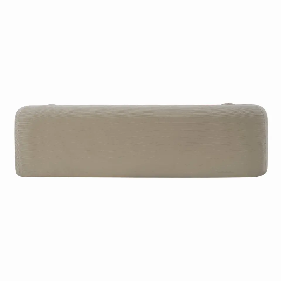 Modern Three-Seat Corduroy Channel-Tufted Cloud Sofa thumbnail 35