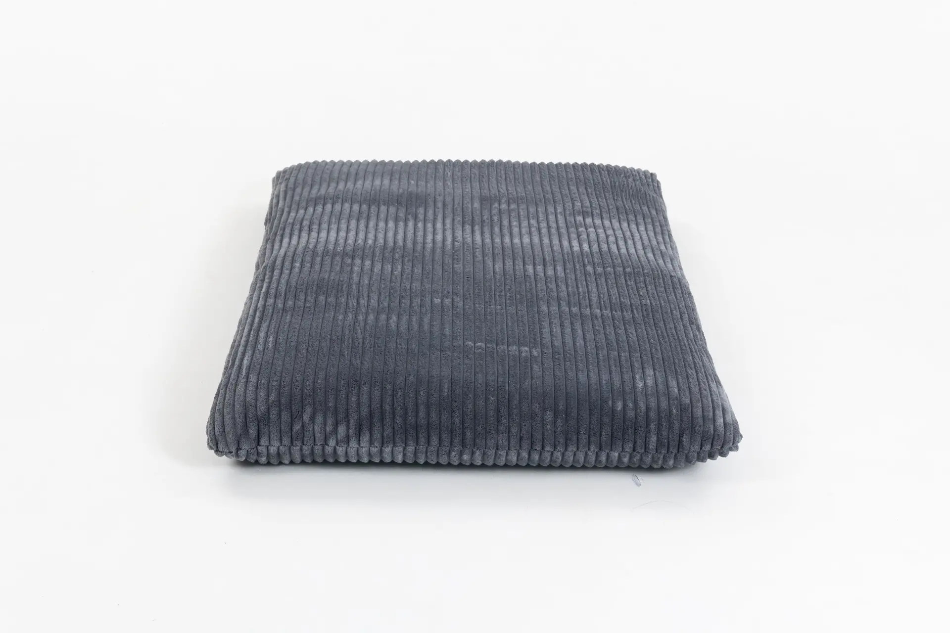 Corduroy Beanbag Low Accent Chair with Rubberwood - view 10