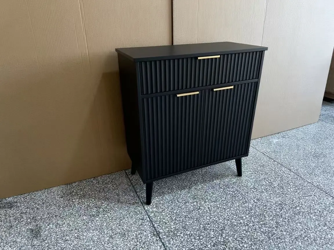 Two-Door Wooden Buffet Cabinet with Storage Drawer - view 14
