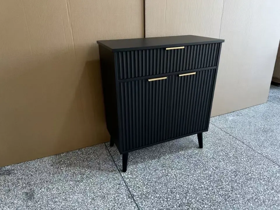 Two-Door Wooden Buffet Cabinet with Storage Drawer thumbnail 14