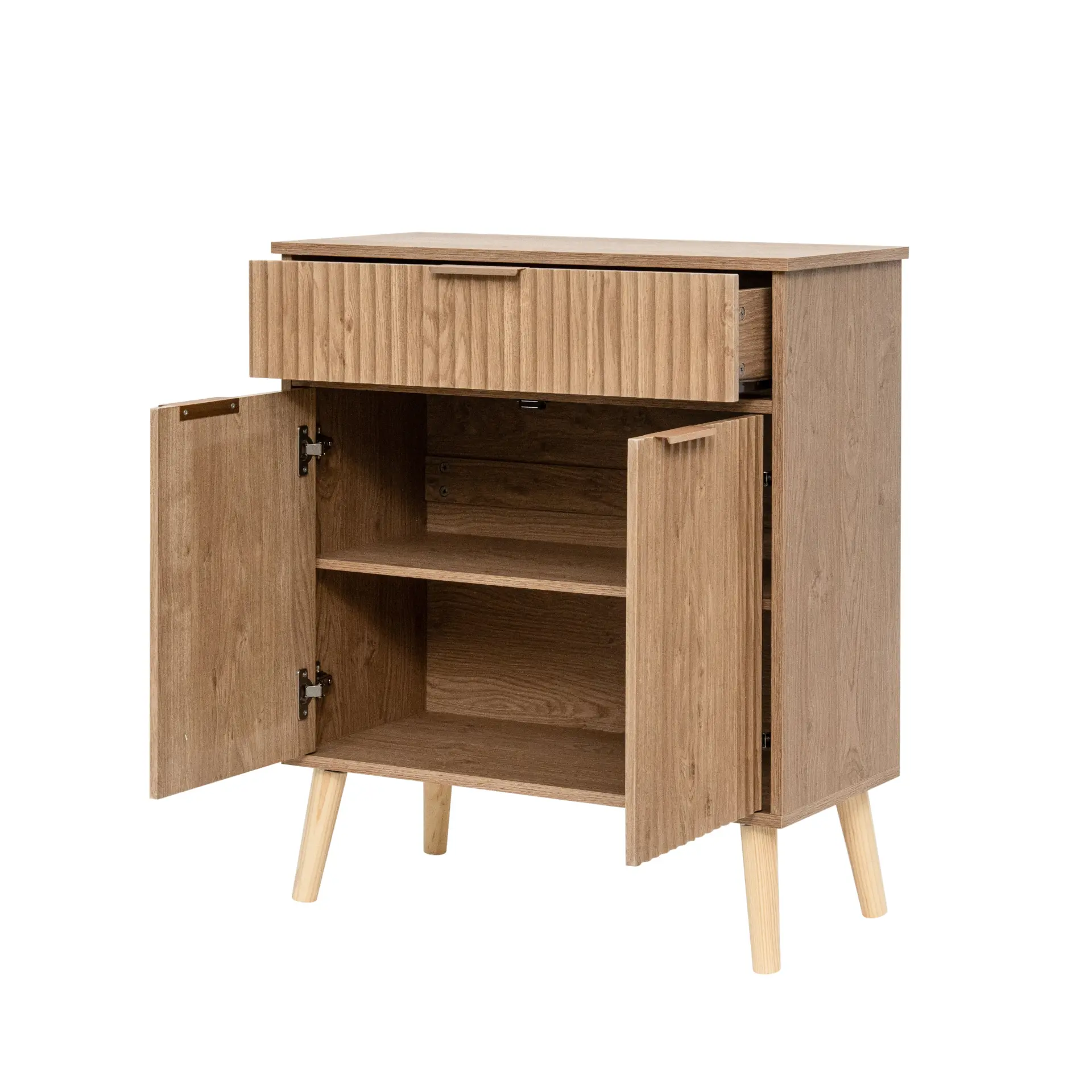 Two-Door Wooden Buffet Cabinet with Storage Drawer - view 27