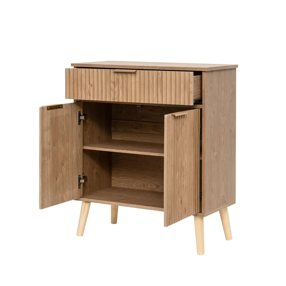 Two-Door Wooden Buffet Cabinet with Storage Drawer thumbnail 27