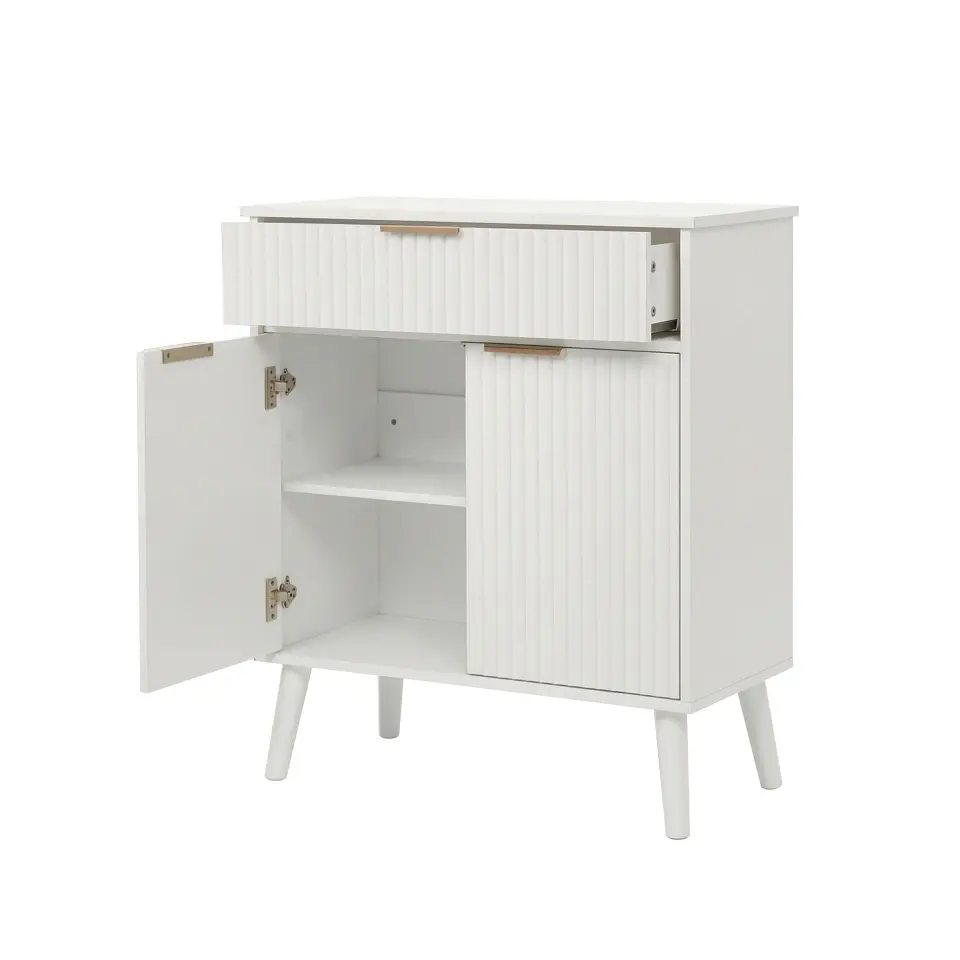 Two-Door Wooden Buffet Cabinet with Storage Drawer thumbnail 42