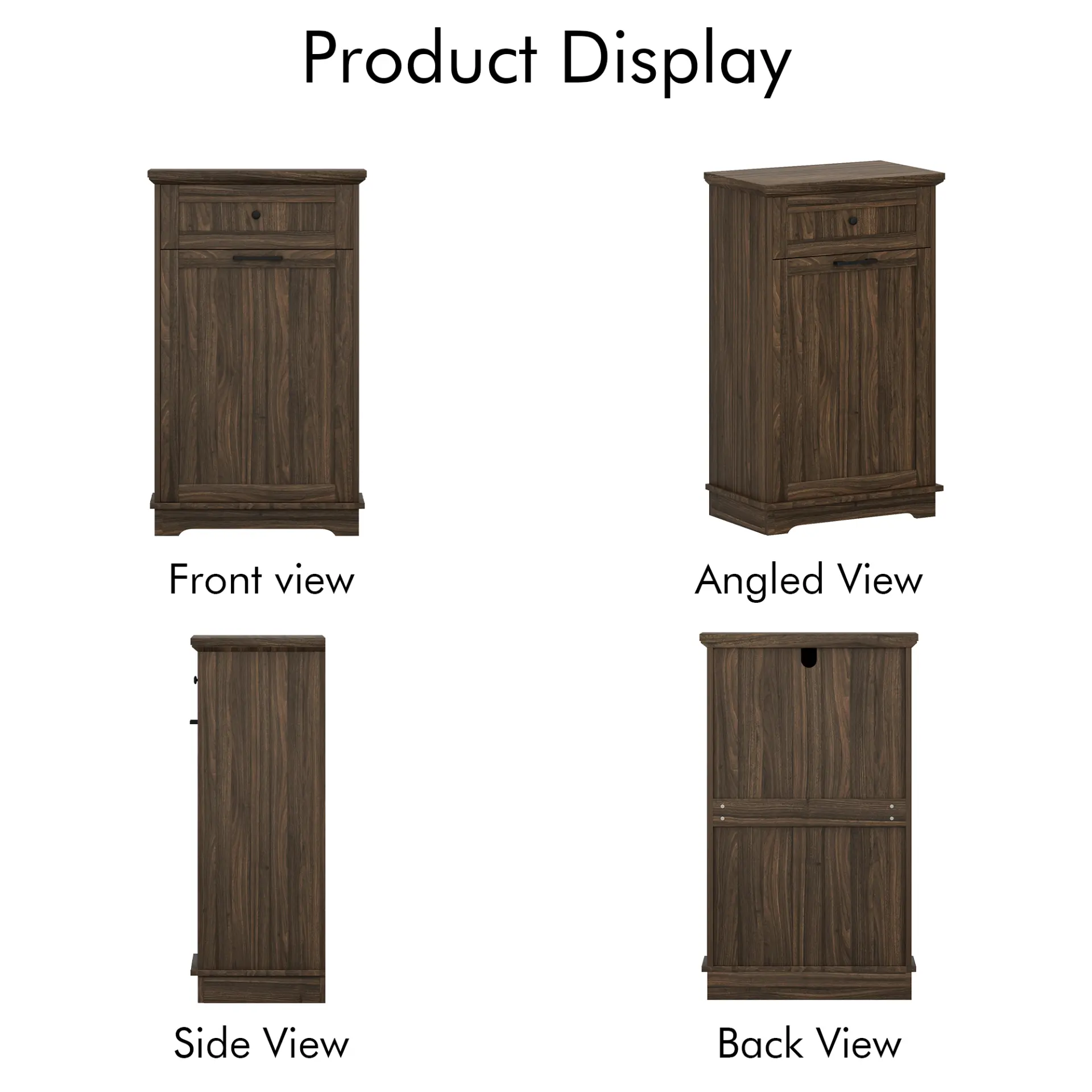 Freestanding Tilt-Out Ten-Gallon Concealed Trash Cabinet - view 19