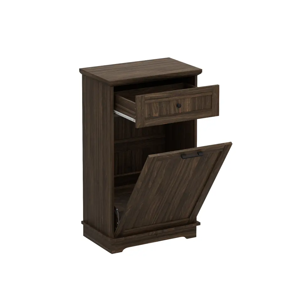 Freestanding Tilt-Out Ten-Gallon Concealed Trash Cabinet thumbnail 21