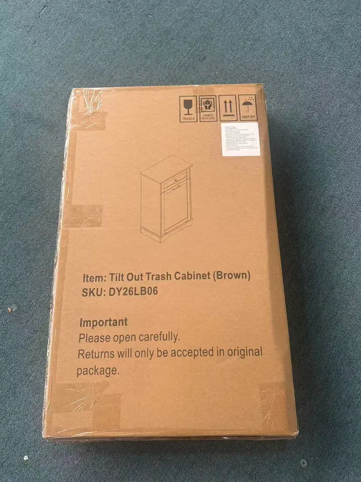 Freestanding Tilt-Out Ten-Gallon Concealed Trash Cabinet thumbnail 32